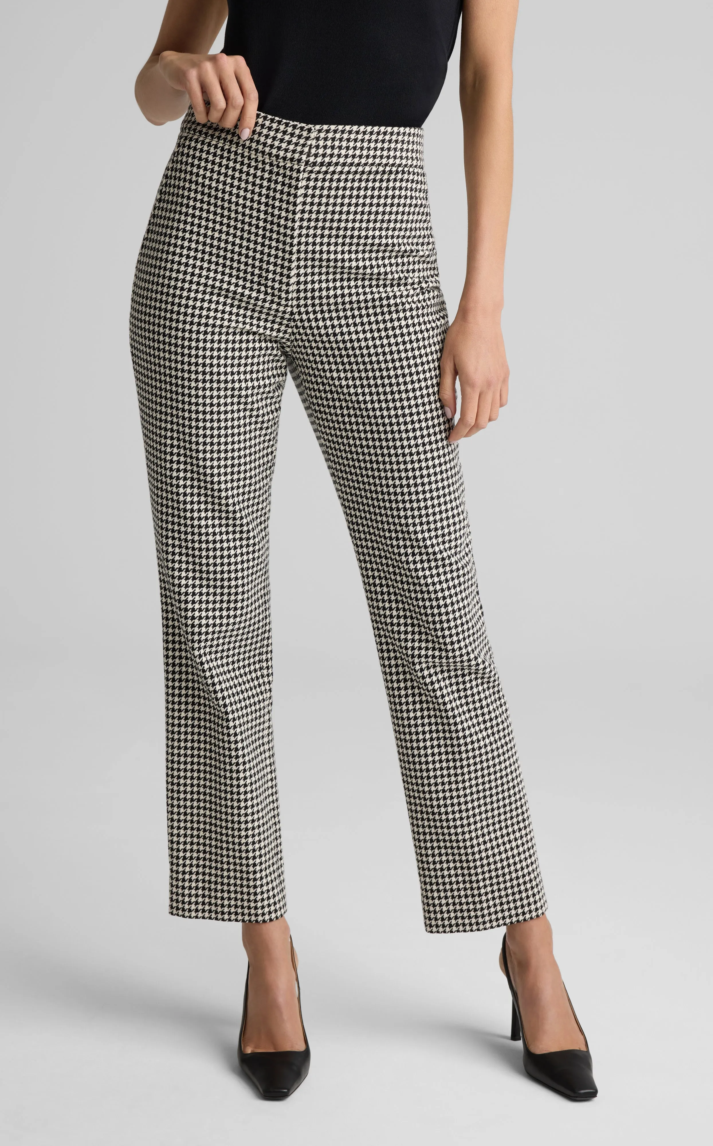 Isabel Pant in Vichy Suiting sold by St. John product image thumbnail 5