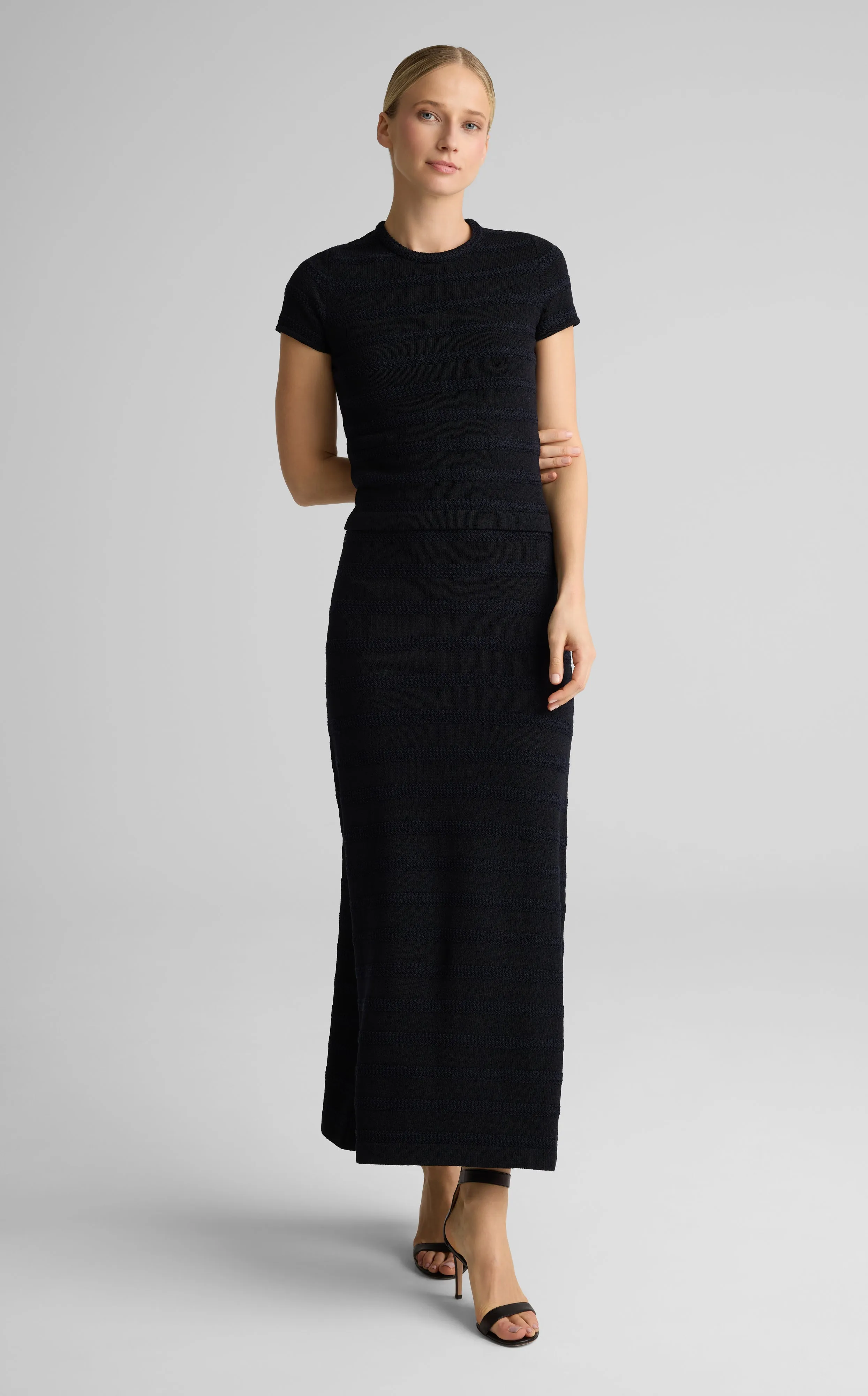 Lori Sweater In Breton Stripe Knit sold by St. John product image thumbnail 5