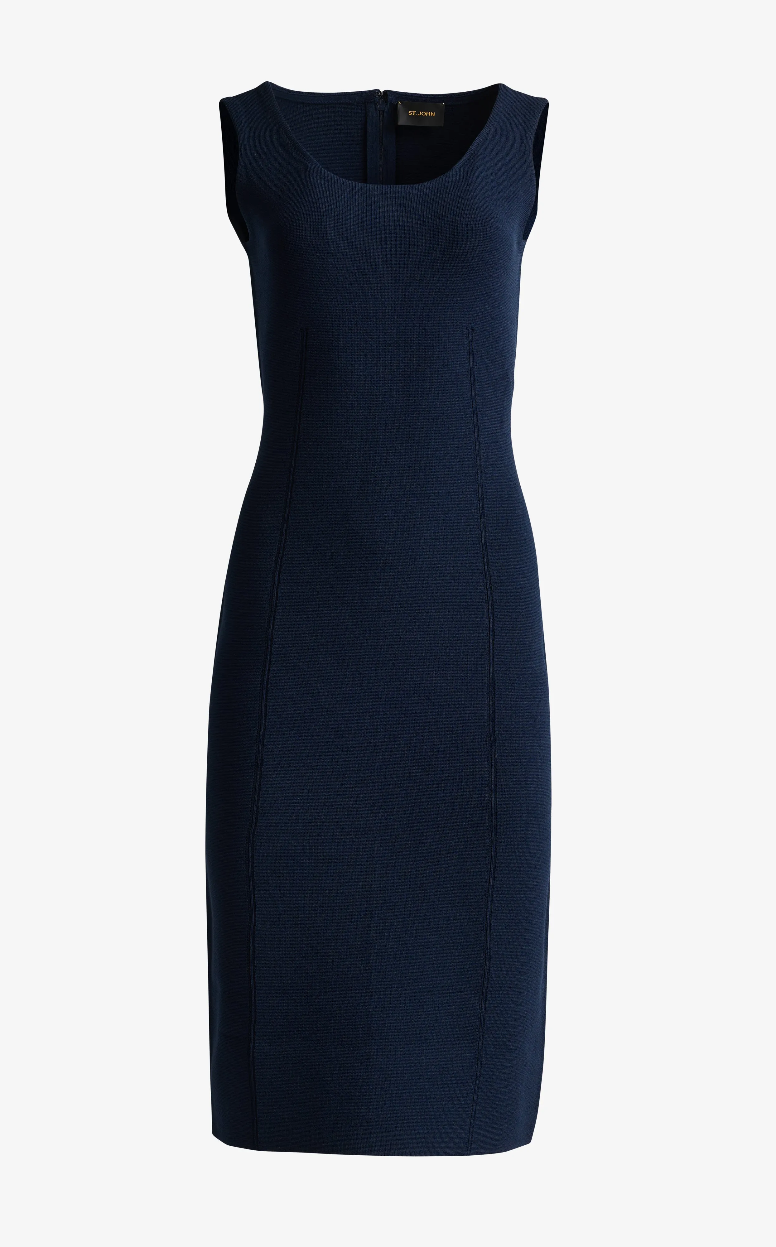 Lynn Dress In Santa Roma Knit sold by St. John