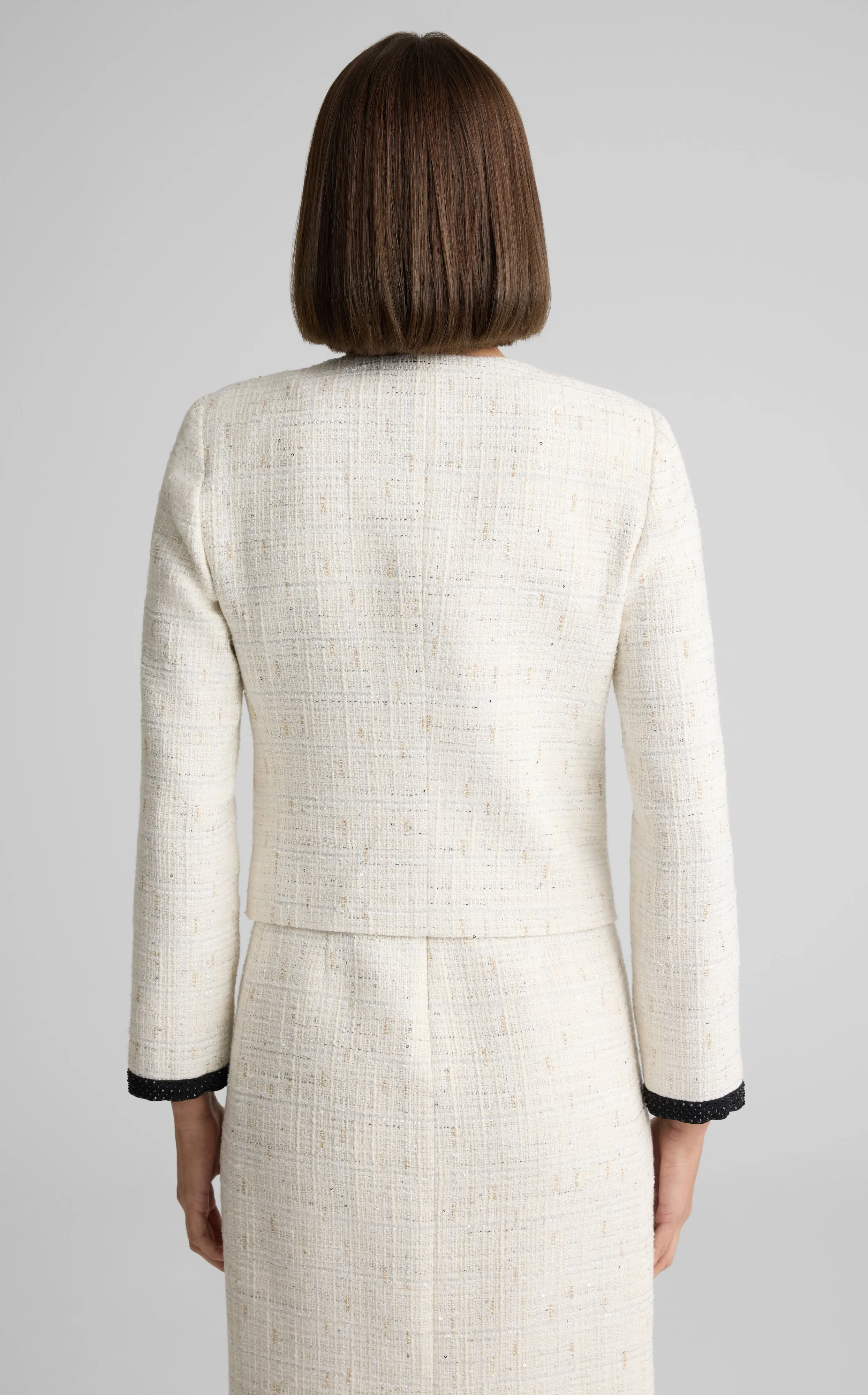 Elizabeth Jacket in Cannes Tweed sold by St. John product image thumbnail 5