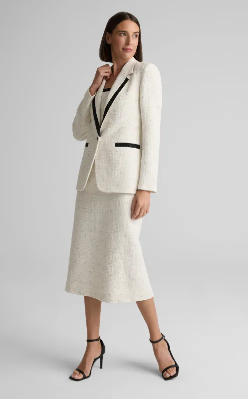 Elvie Jacket in Cannes Tweed made by St. John