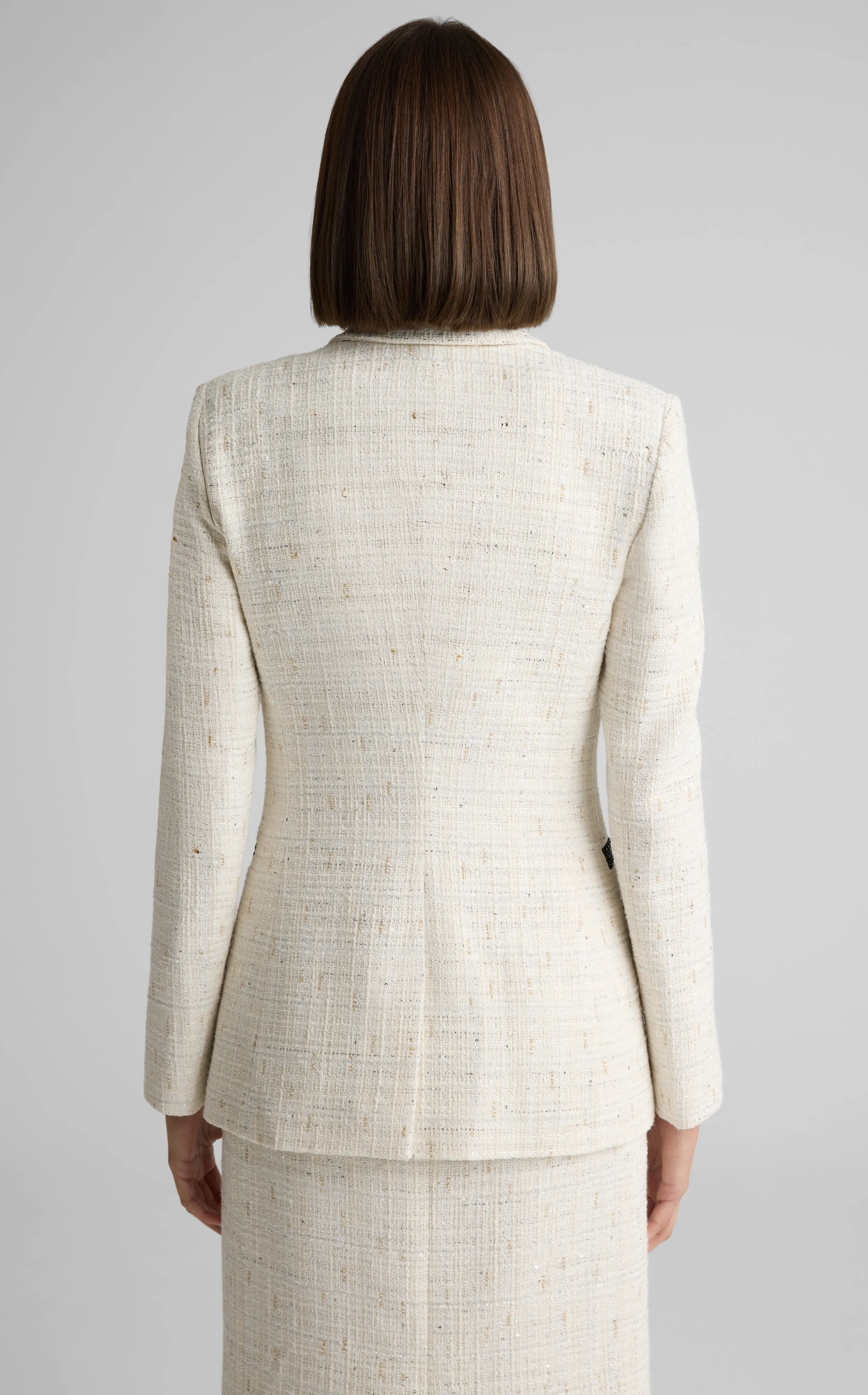 Elvie Jacket in Cannes Tweed sold by St. John product image thumbnail 4