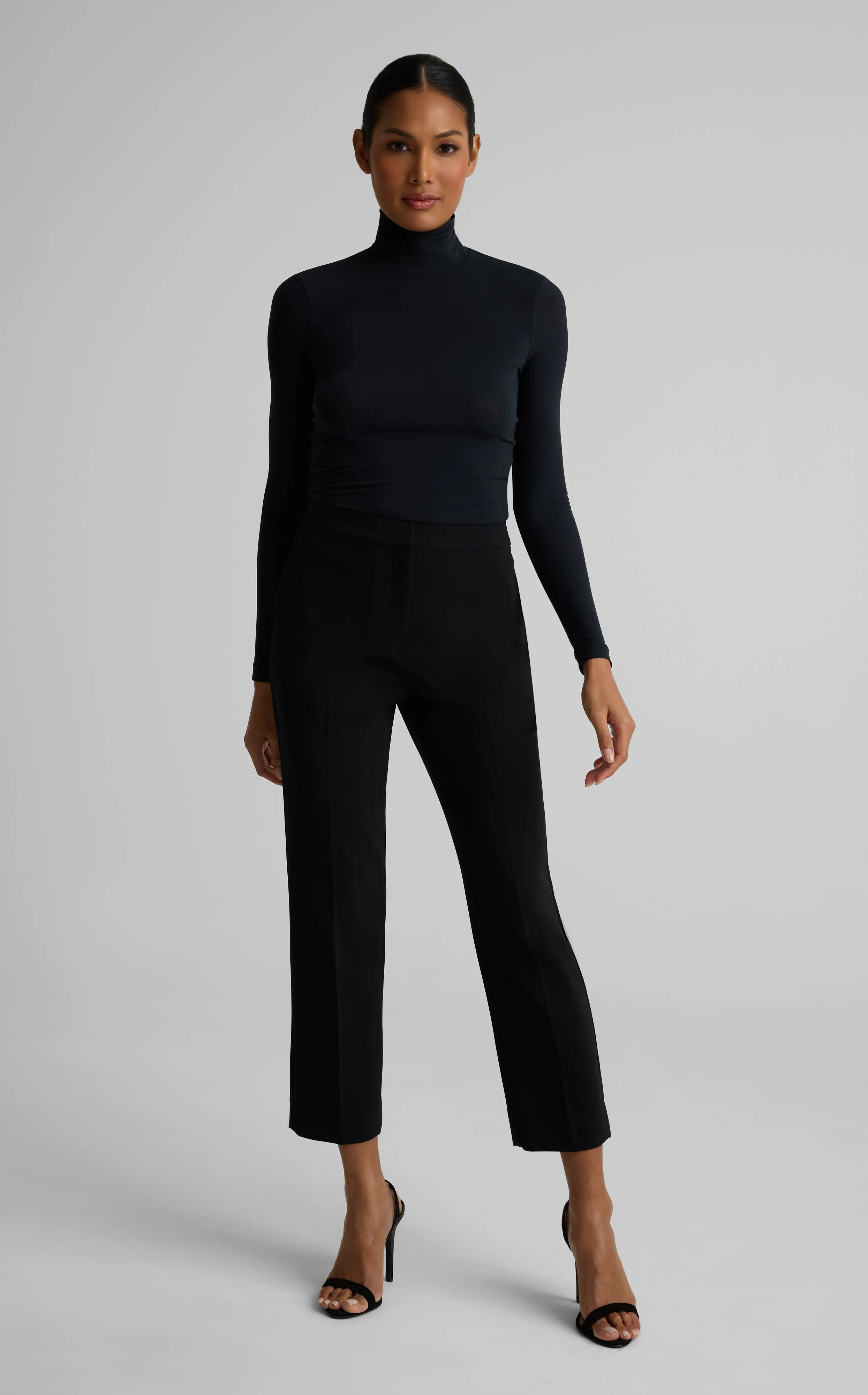 Isabel Pant In Soft Stretch Suiting sold by St. John