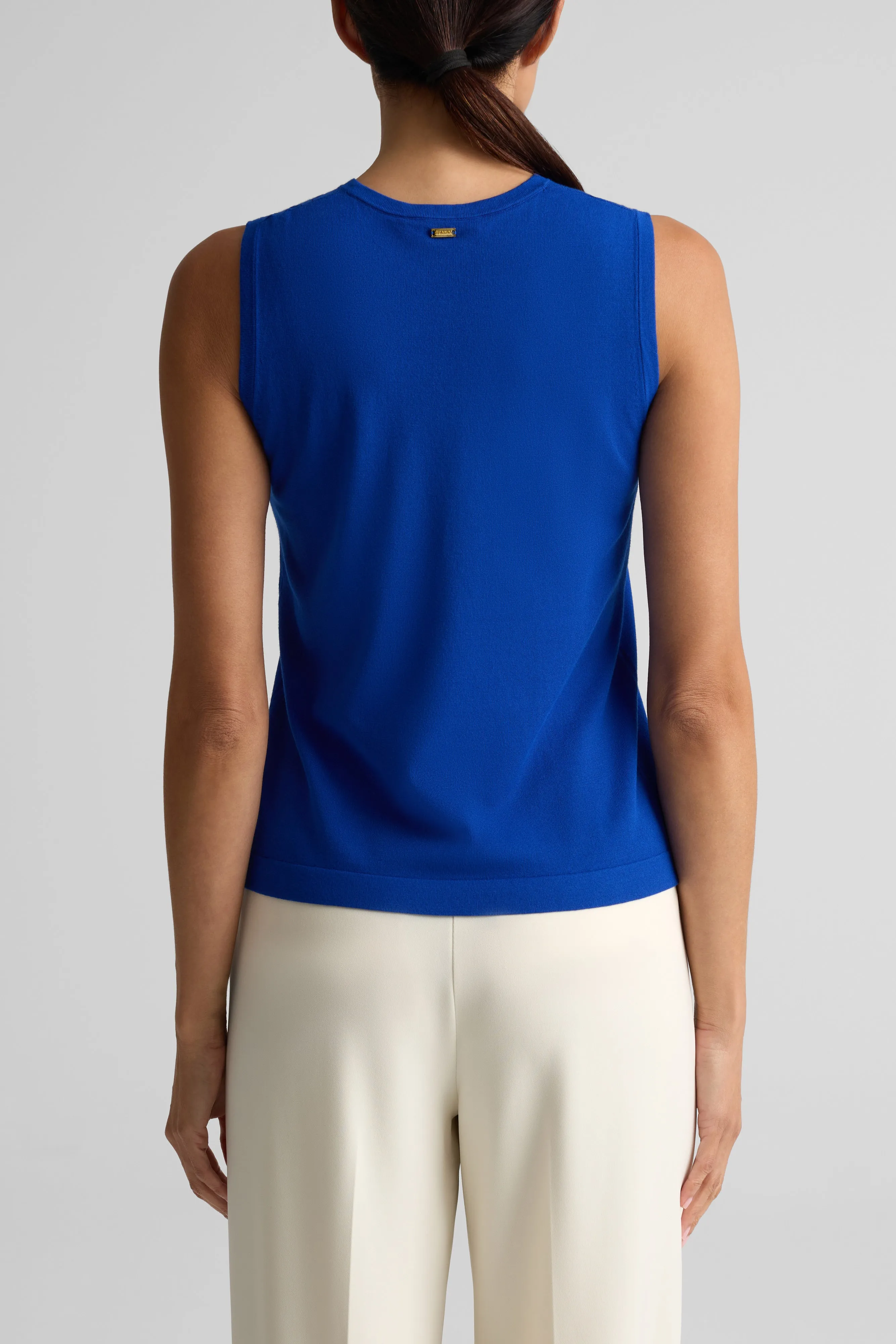 Diagonal Stretch Knit 3/4 Top sold by St. John product image thumbnail 2