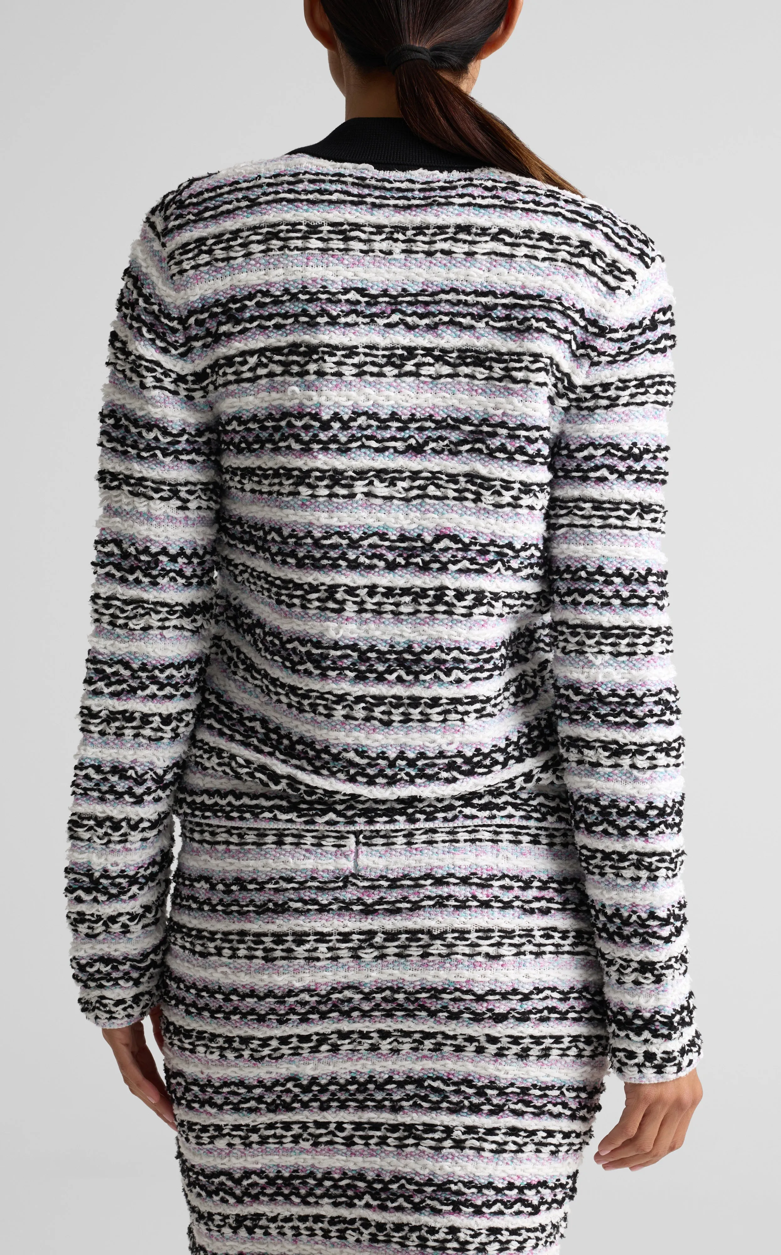 Multi-Stripe Tweed Jacket sold by St. John product image thumbnail 2