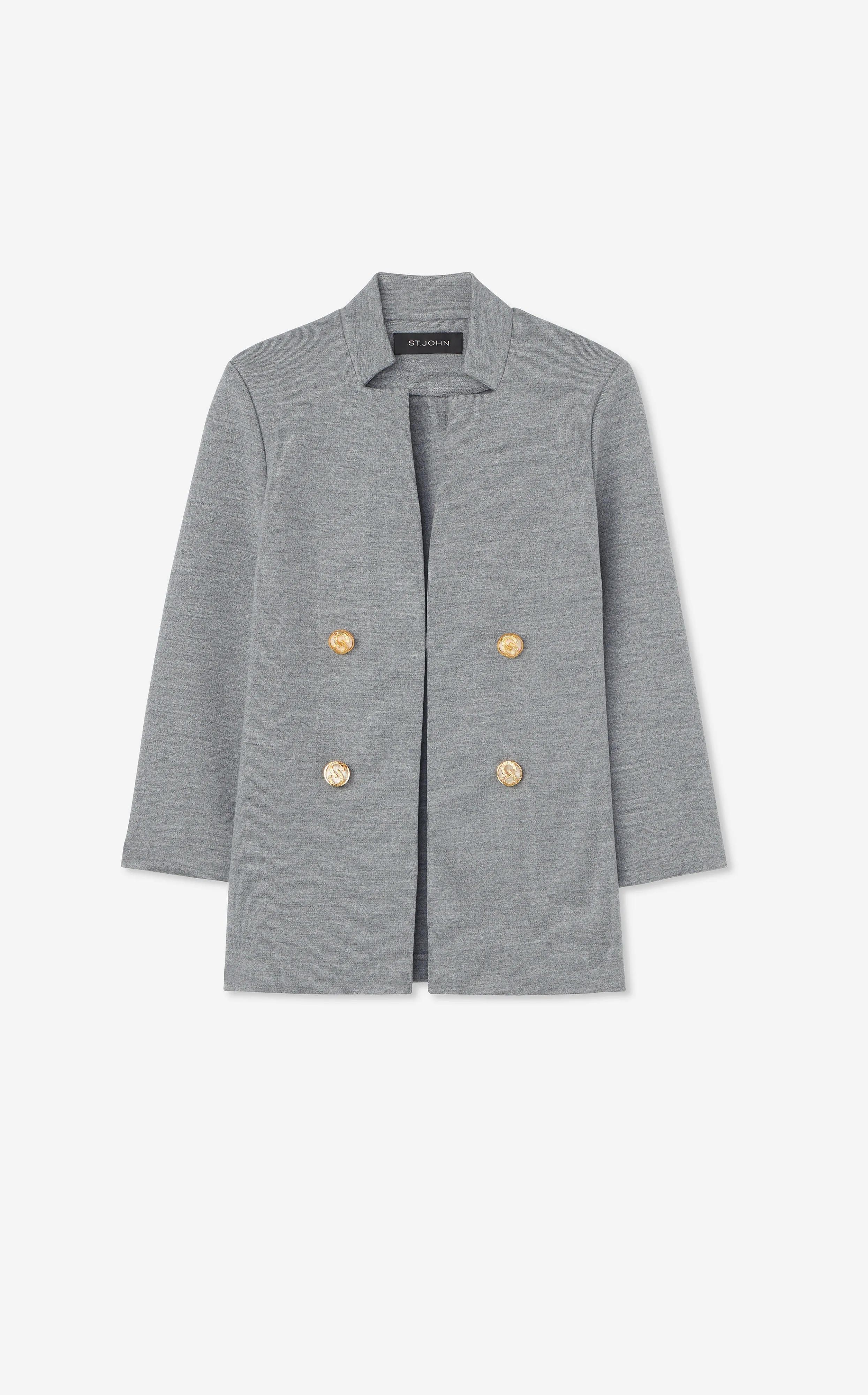 Milano Knit 3/4 Sleeve Jacket sold by St. John product image thumbnail 3