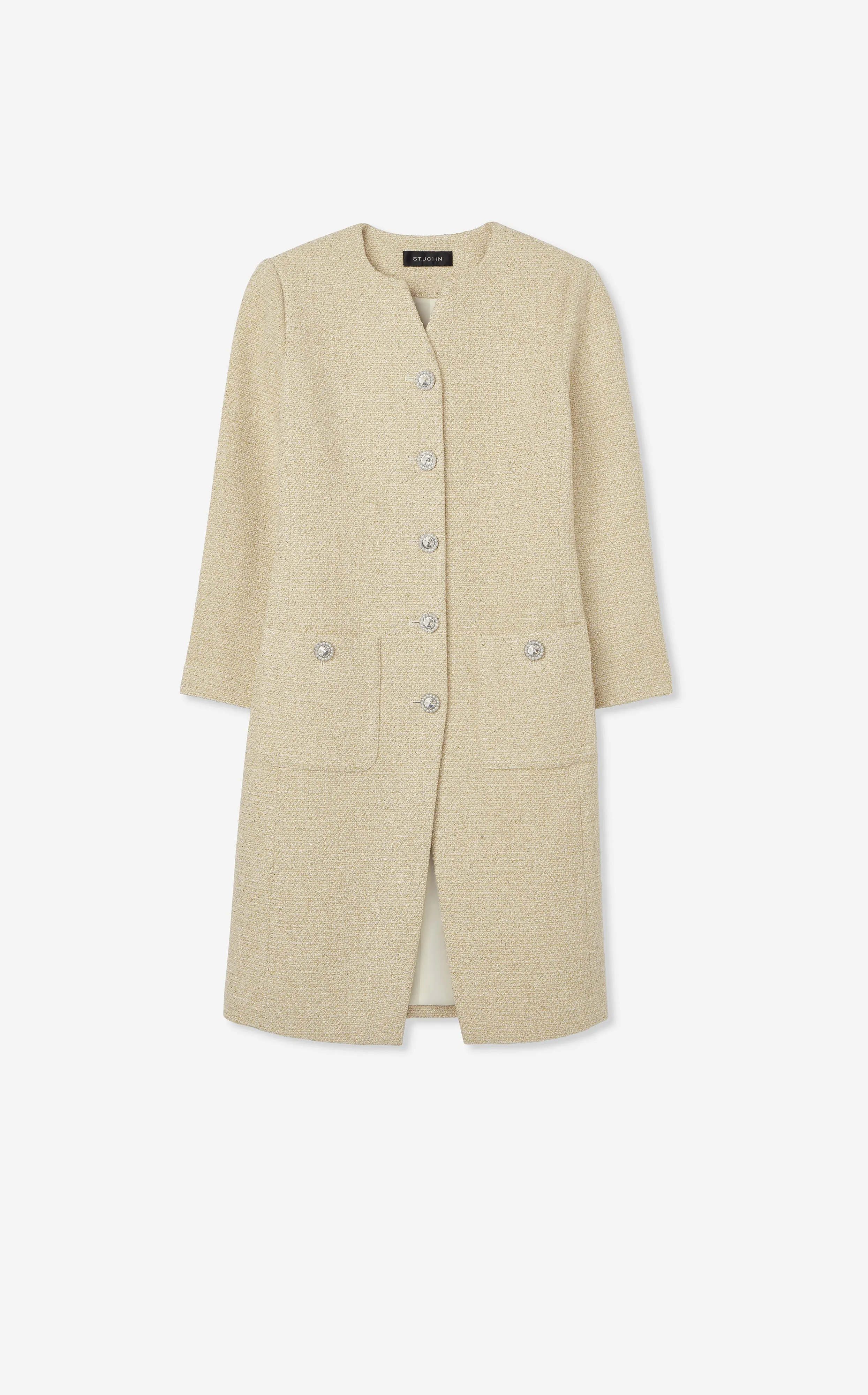 Long Tweed Jacket sold by St. John