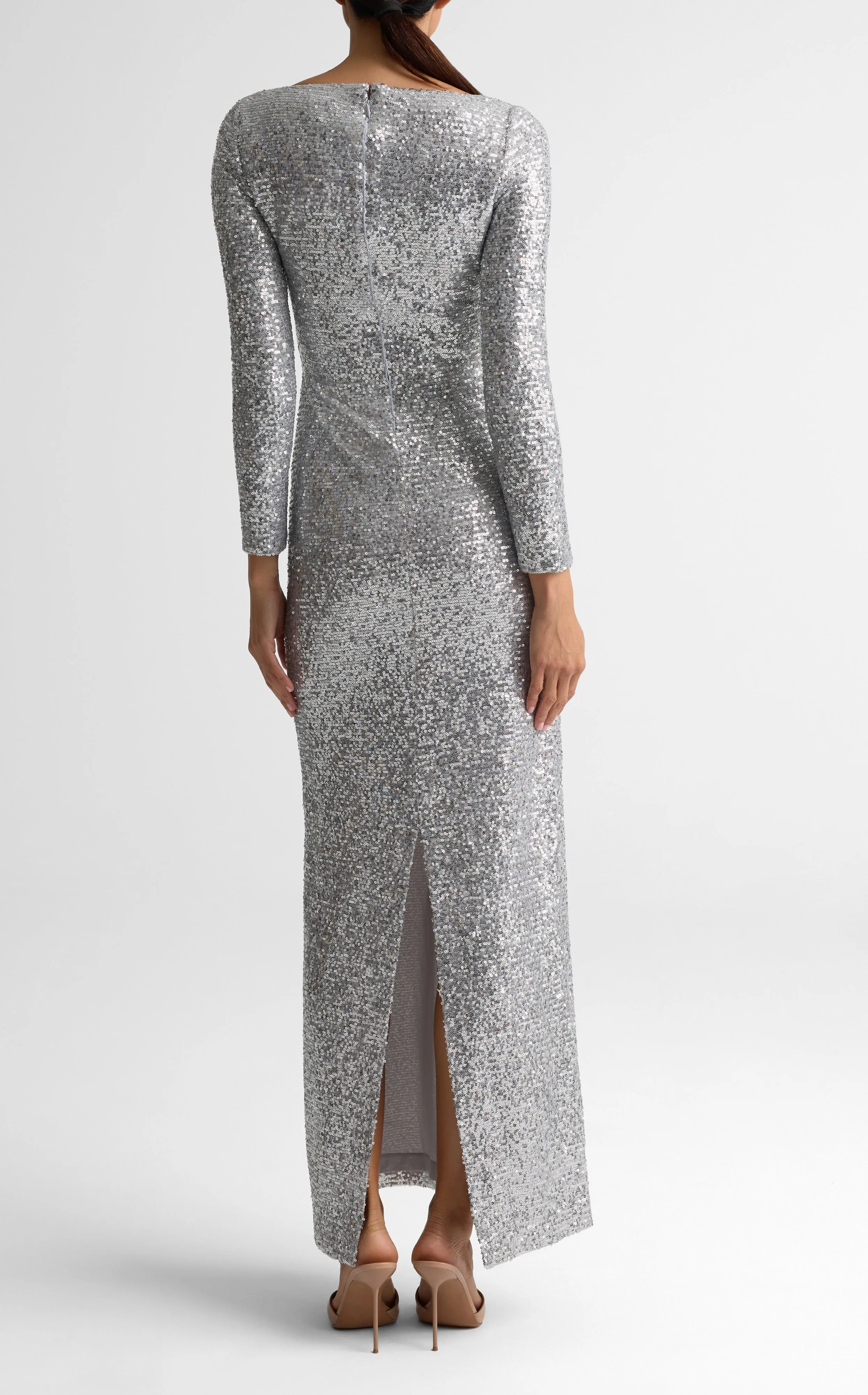 Sequin Knit Twist Front Gown sold by St. John product image thumbnail 2