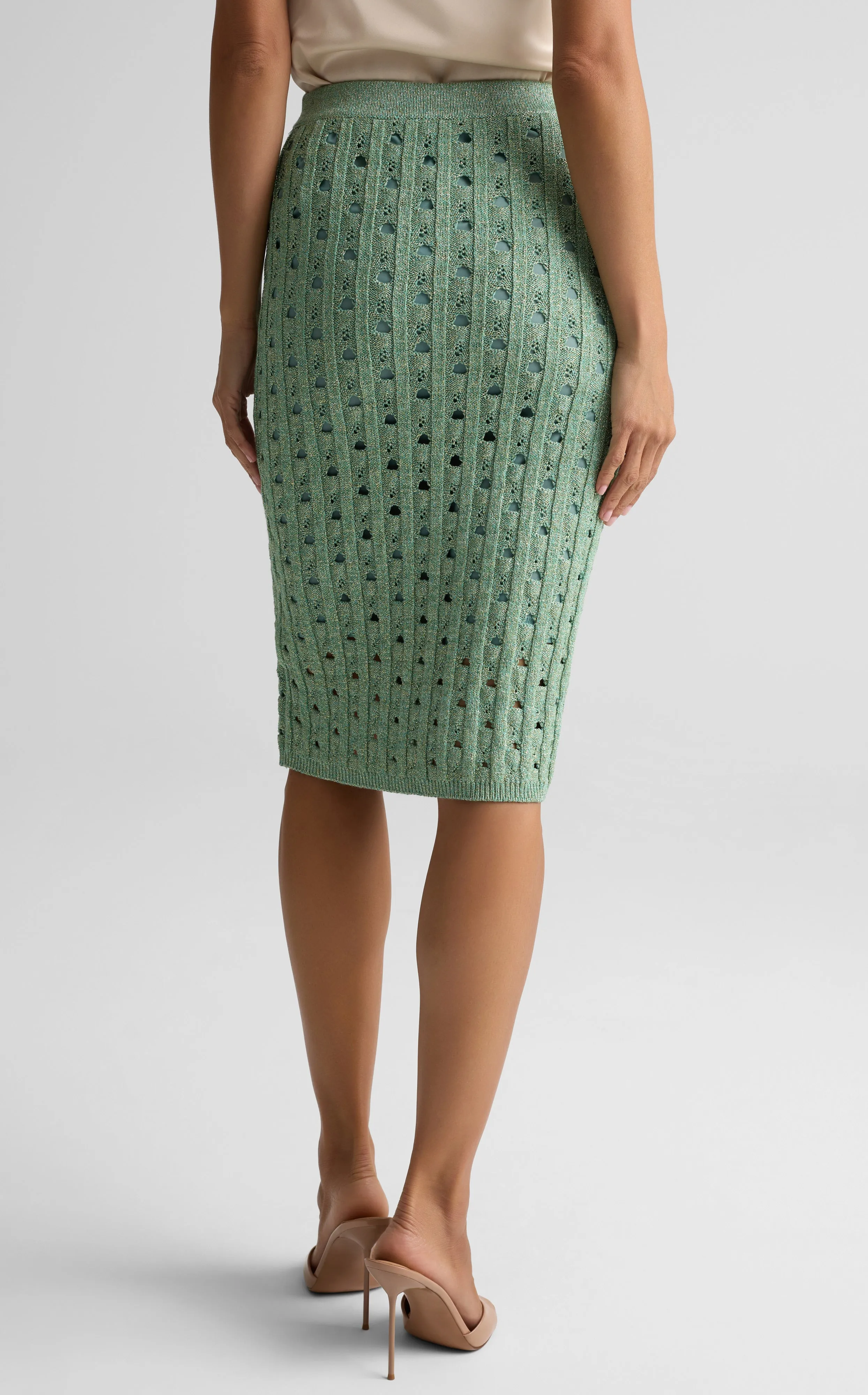 Crochet Knit Skirt sold by St. John product image thumbnail 2