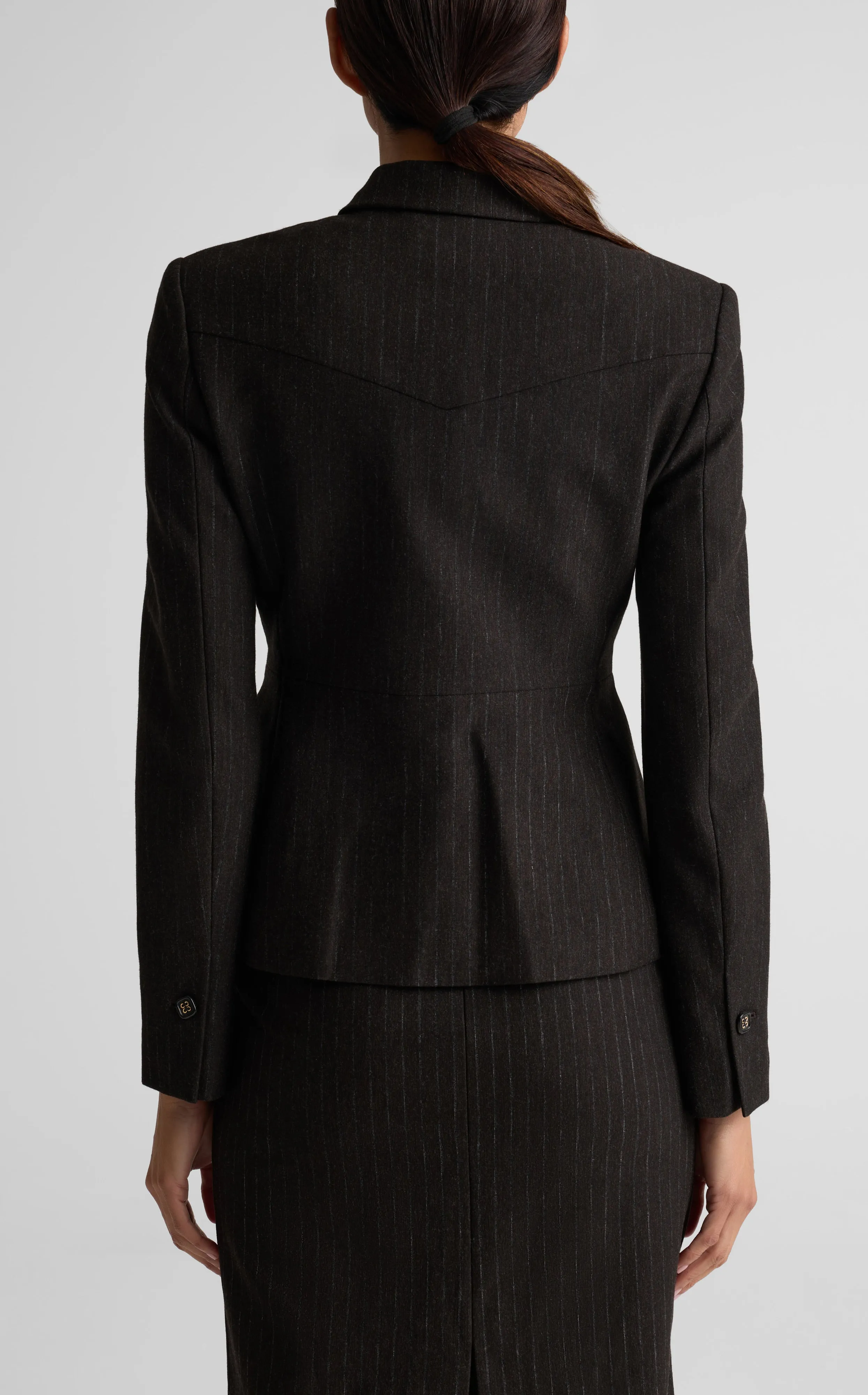 Pinstripe Jacket sold by St. John product image thumbnail 2