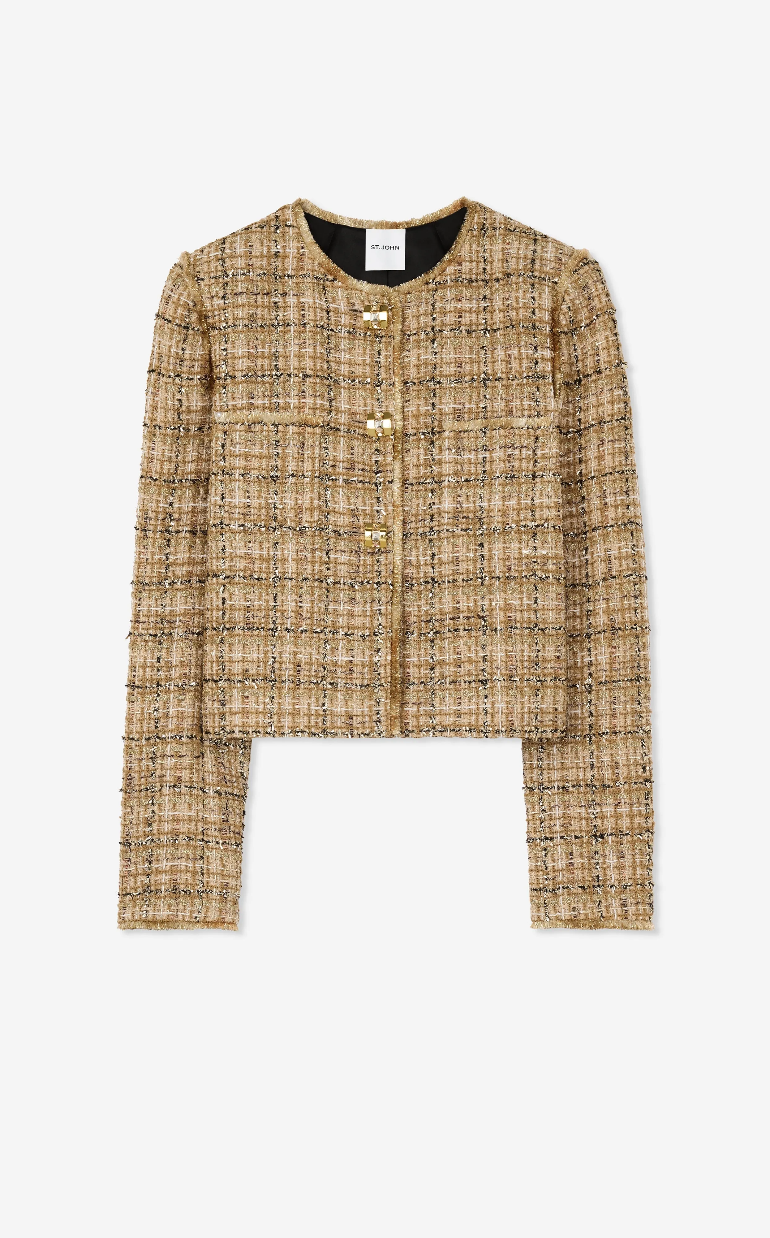 Metallic Multi Tweed Jacket sold by St. John