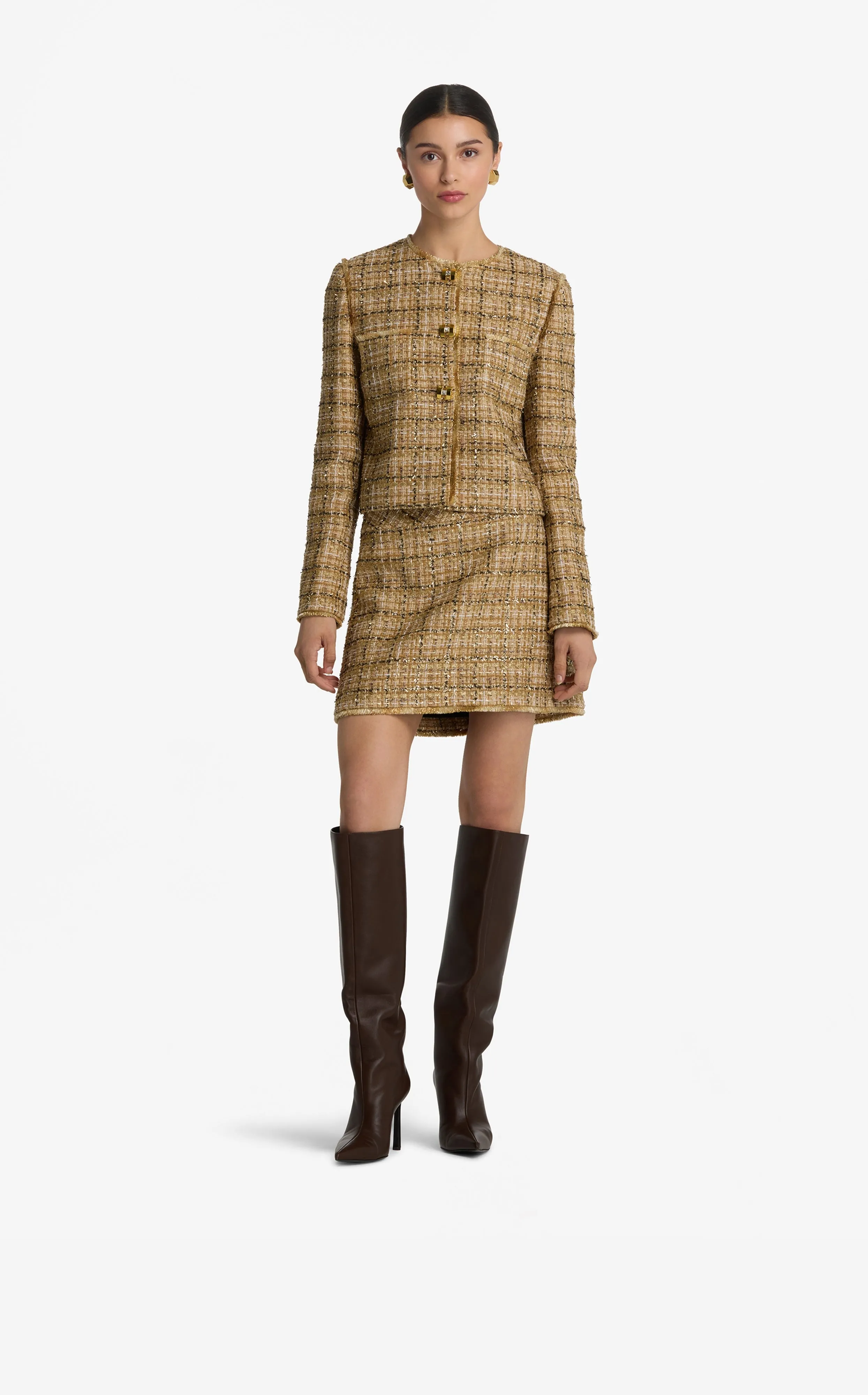 Metallic Multi Tweed Jacket sold by St. John product image thumbnail 2