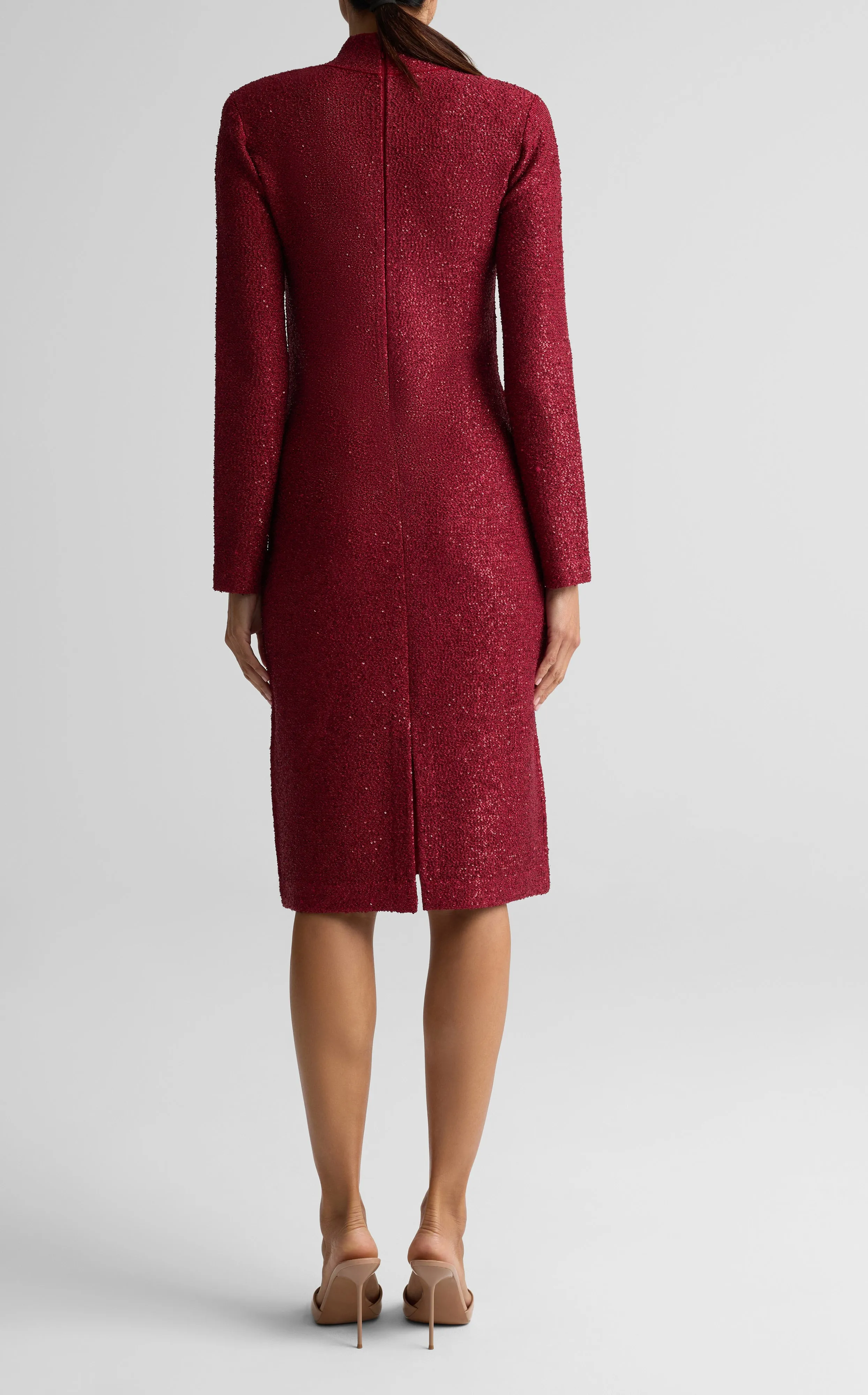 Sequin Lurex Mock Neck Dress sold by St. John product image thumbnail 2