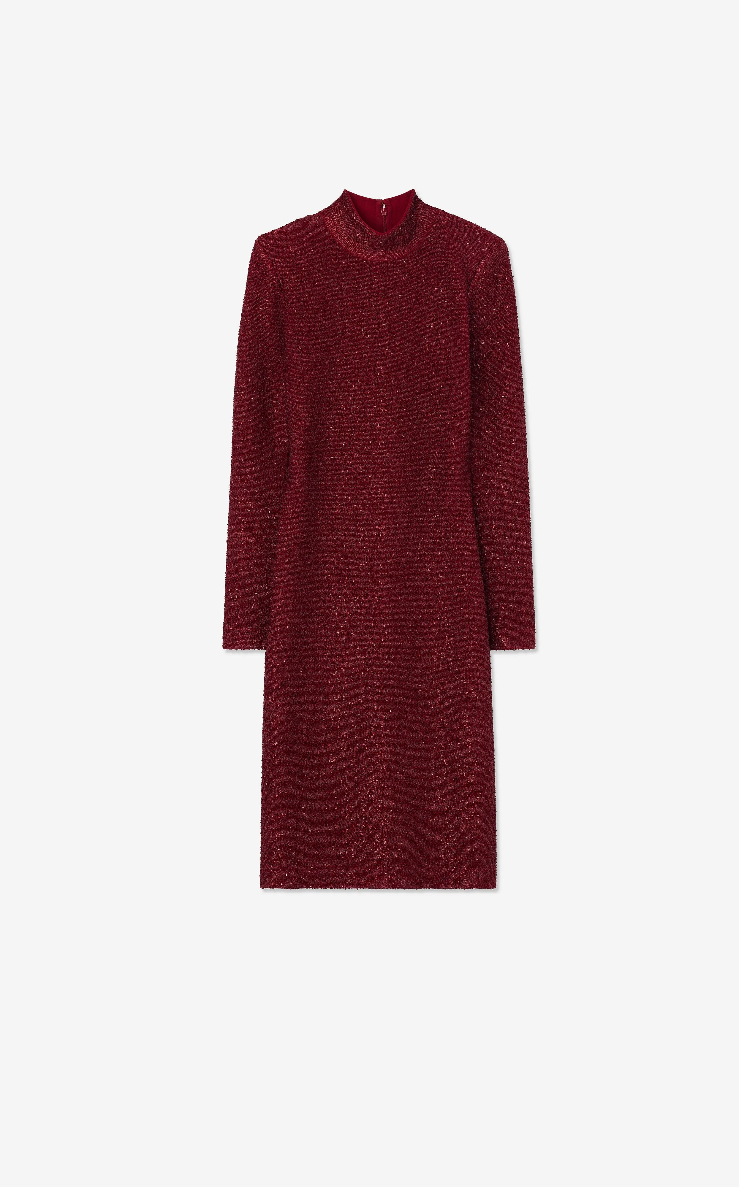 Sequin Lurex Mock Neck Dress sold by St. John product image thumbnail 3