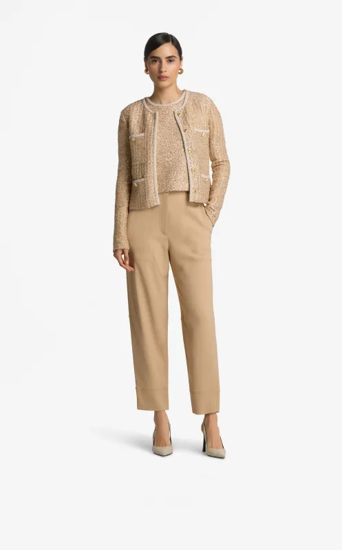 Sequin Stretch Lurex Jacket made by St. John