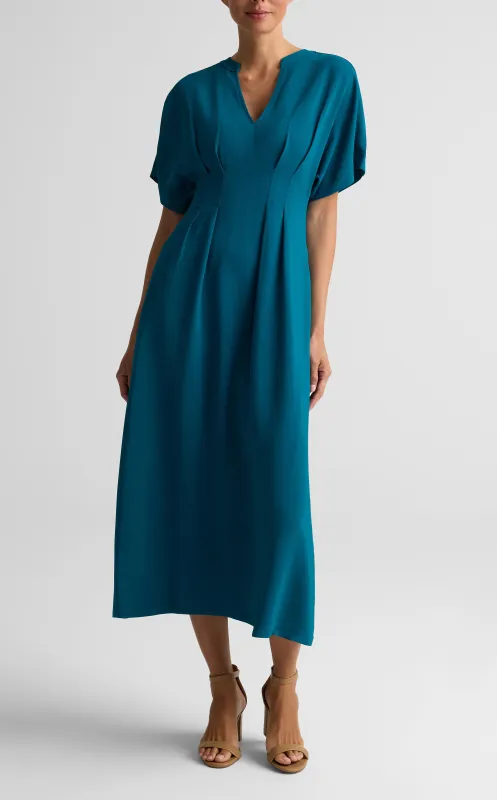 Short Sleeve Viscose Dress made by St. John