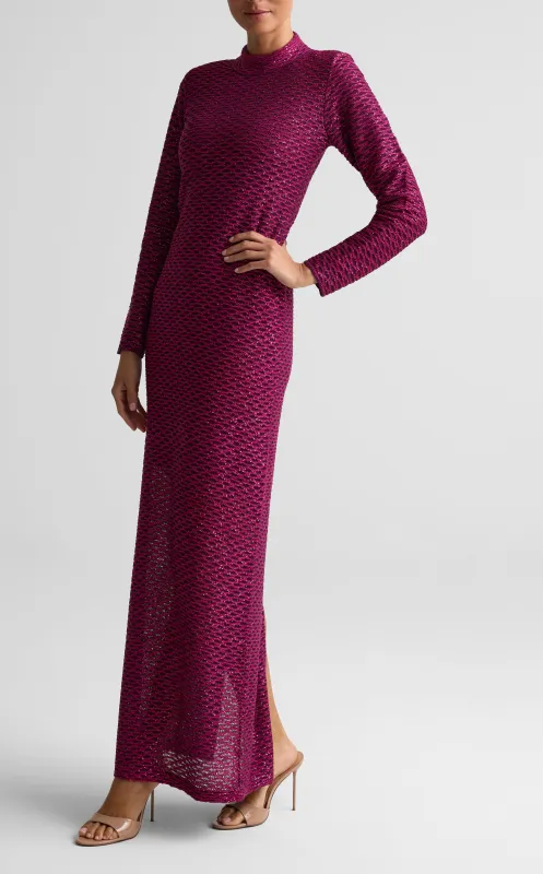 Sequin Fishnet Gown made by St. John