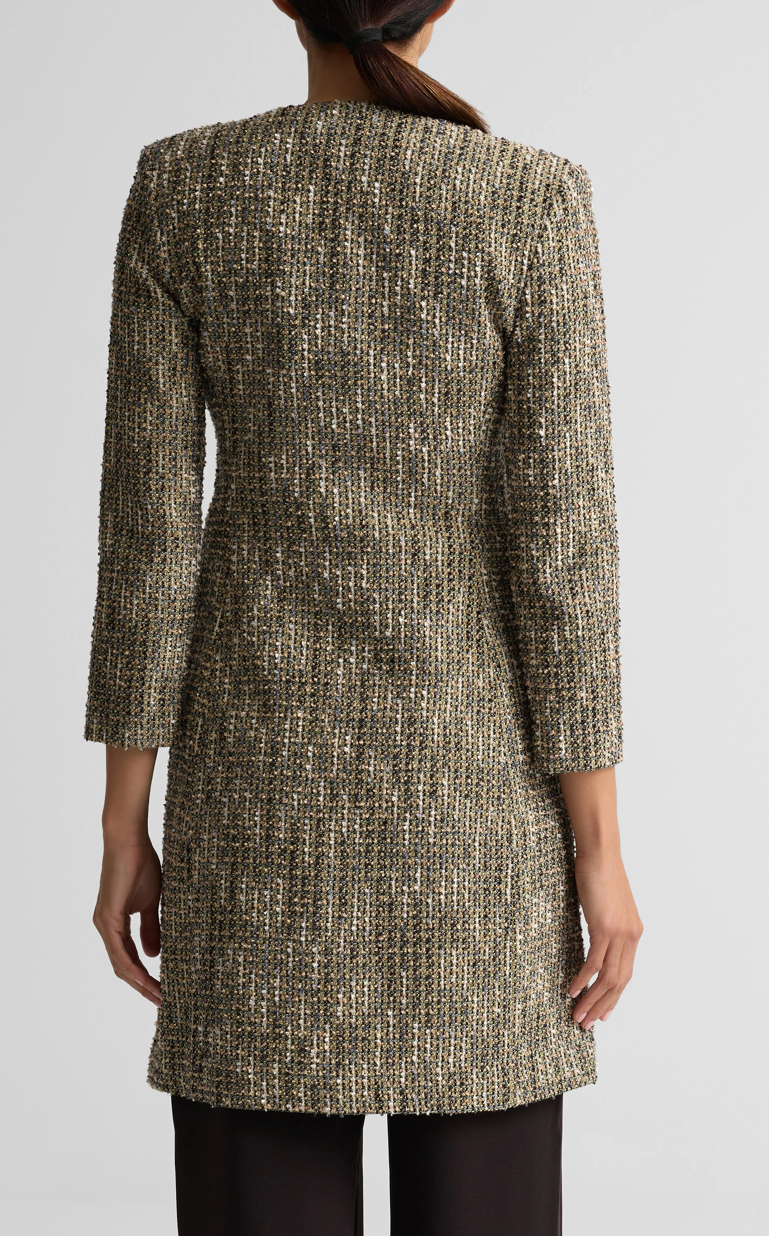 Sparkle Tweed Long Jacket sold by St. John product image thumbnail 2