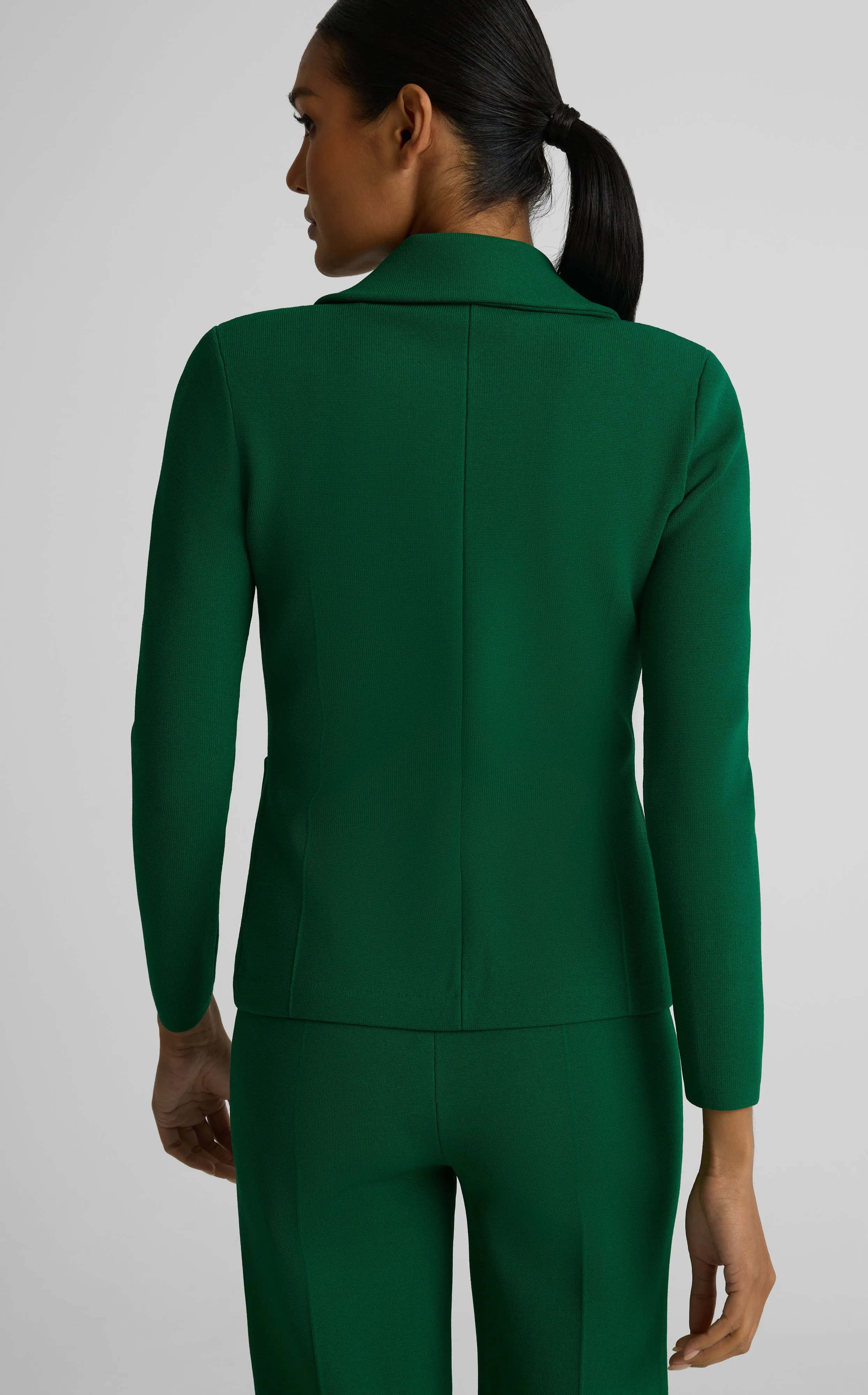 Erin Sport Jacket In Santa Roma Knit sold by St. John product image thumbnail 4