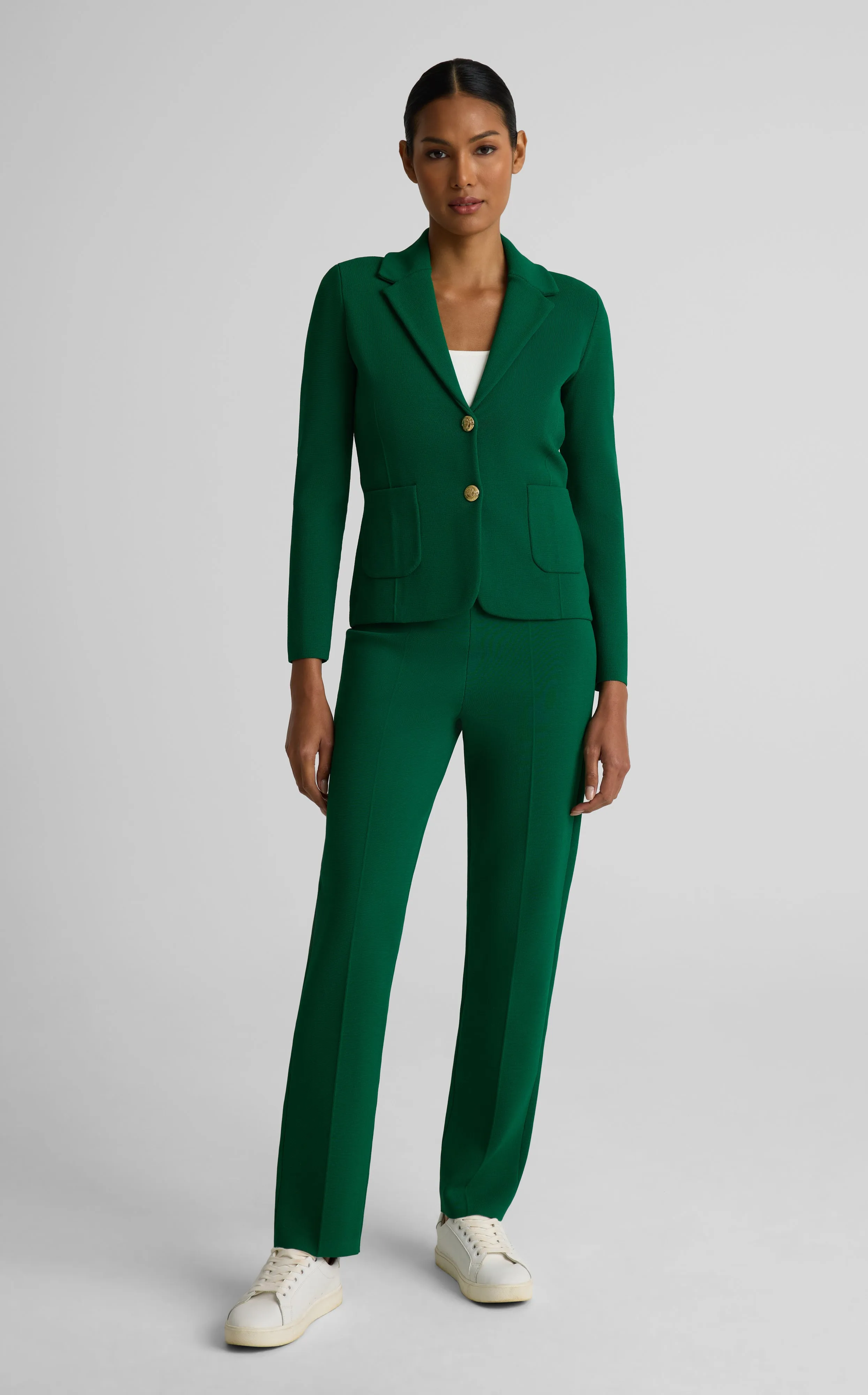 Erin Sport Jacket In Santa Roma Knit sold by St. John product image thumbnail 5