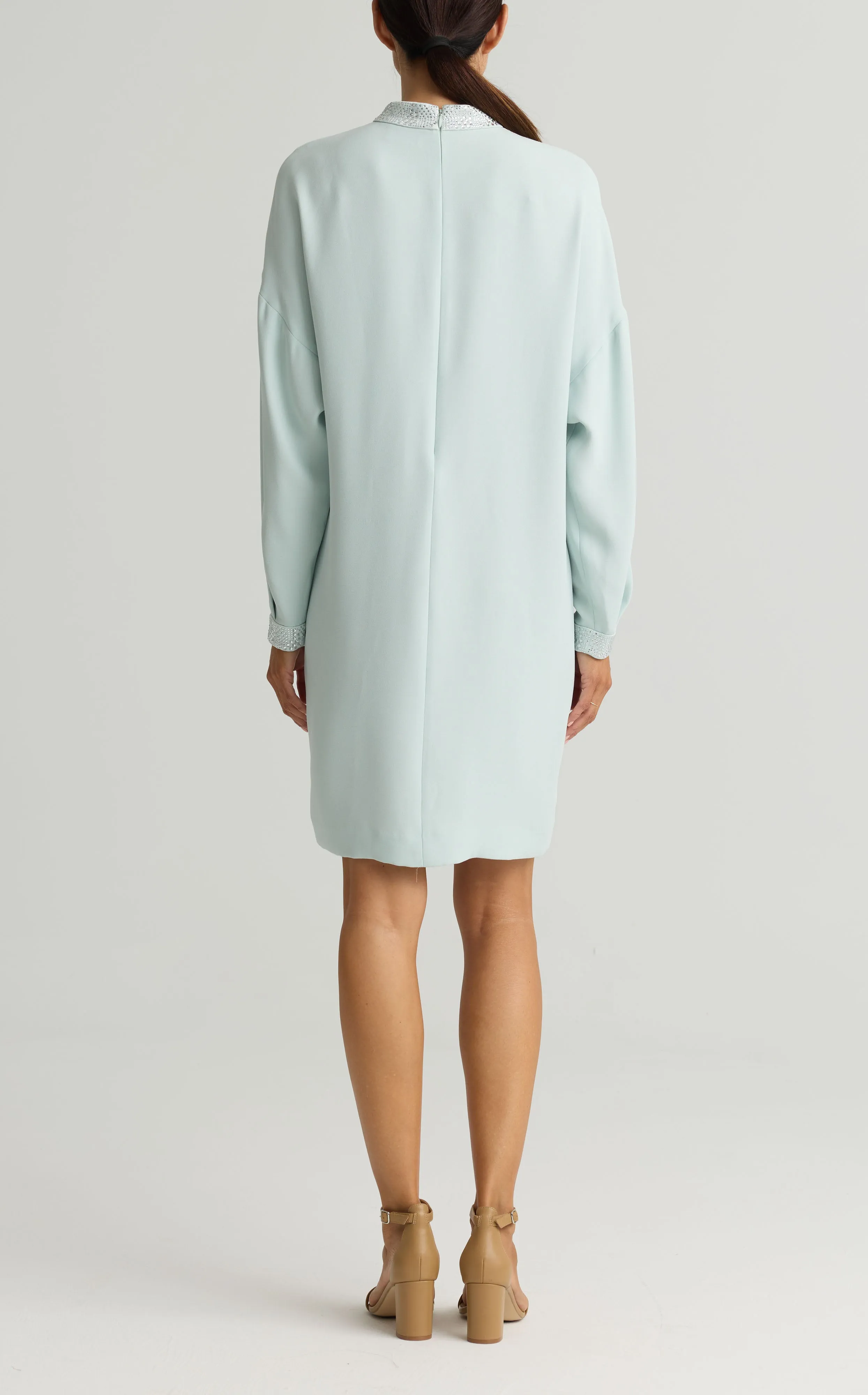 Satin Trim Dress sold by St. John product image thumbnail 2