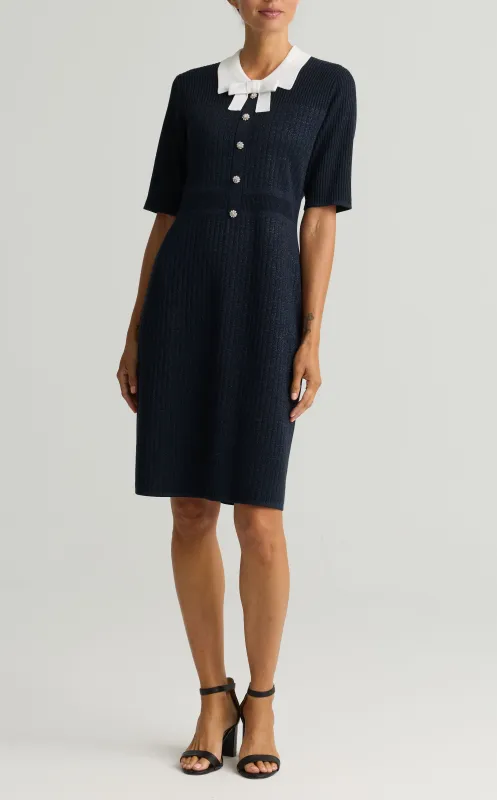 Lurex Stretch Viscose Dress made by St. John