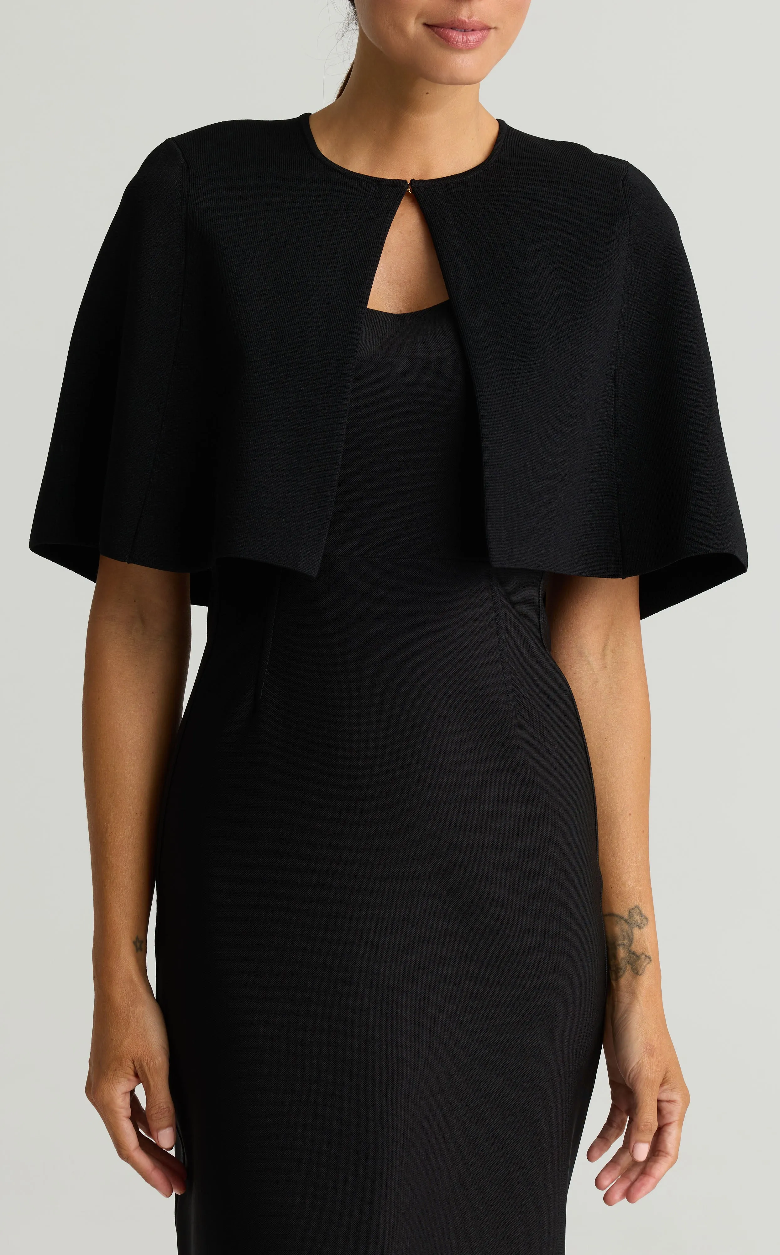 Milano Knit Capelet sold by St. John