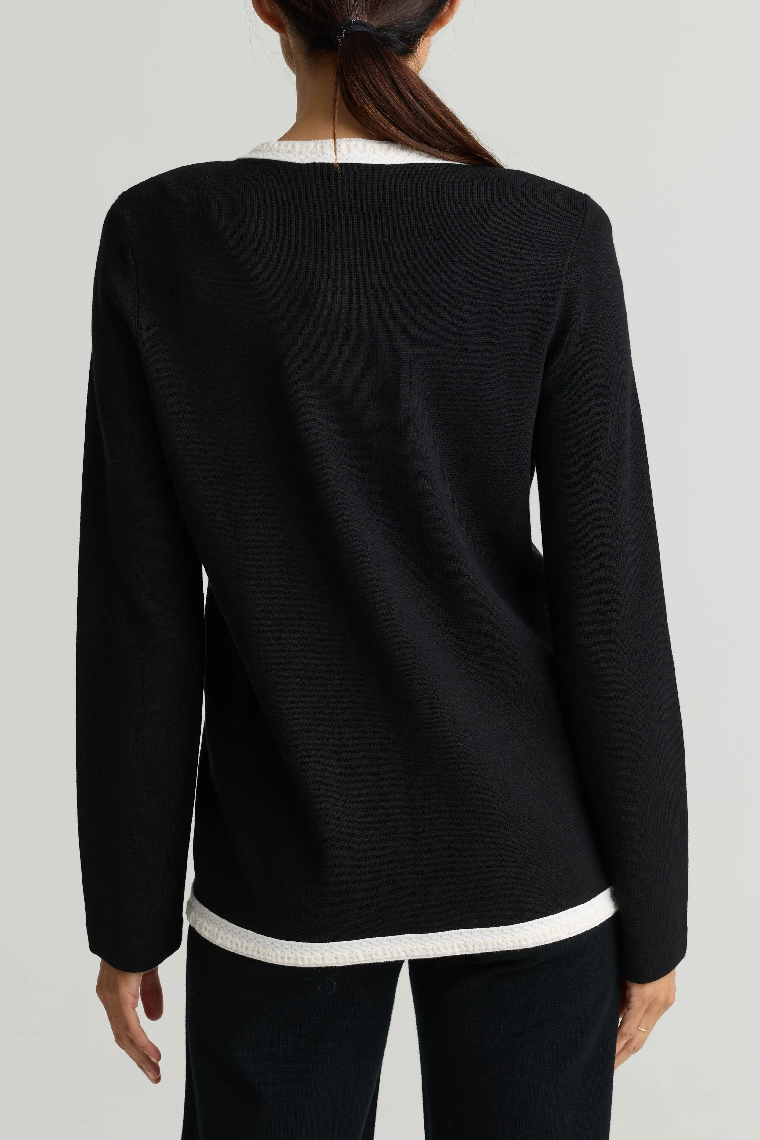 Flat Piqué Knit Jacket sold by St. John product image thumbnail 2