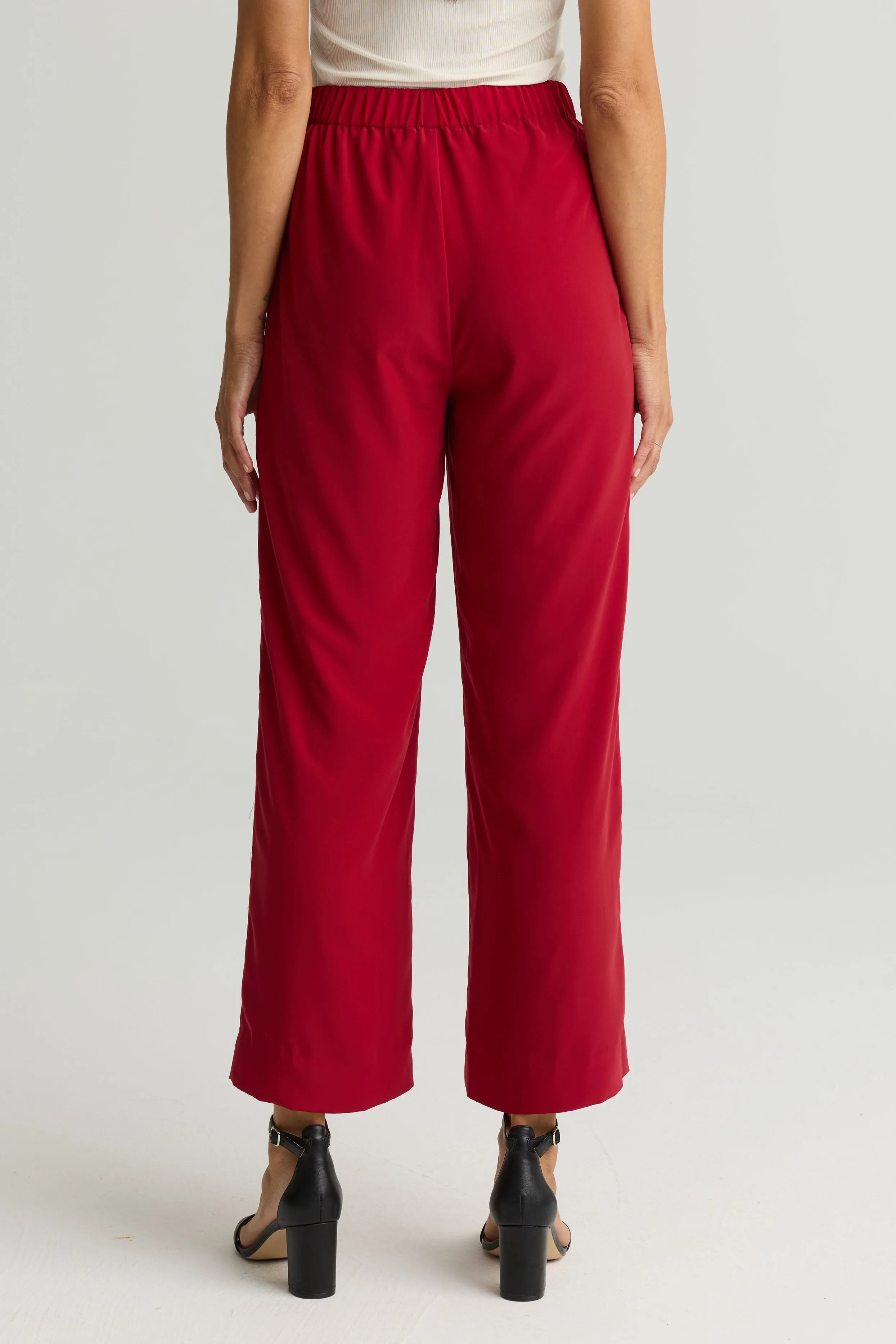 Peached Woven Wide Leg Pant sold by St. John product image thumbnail 2