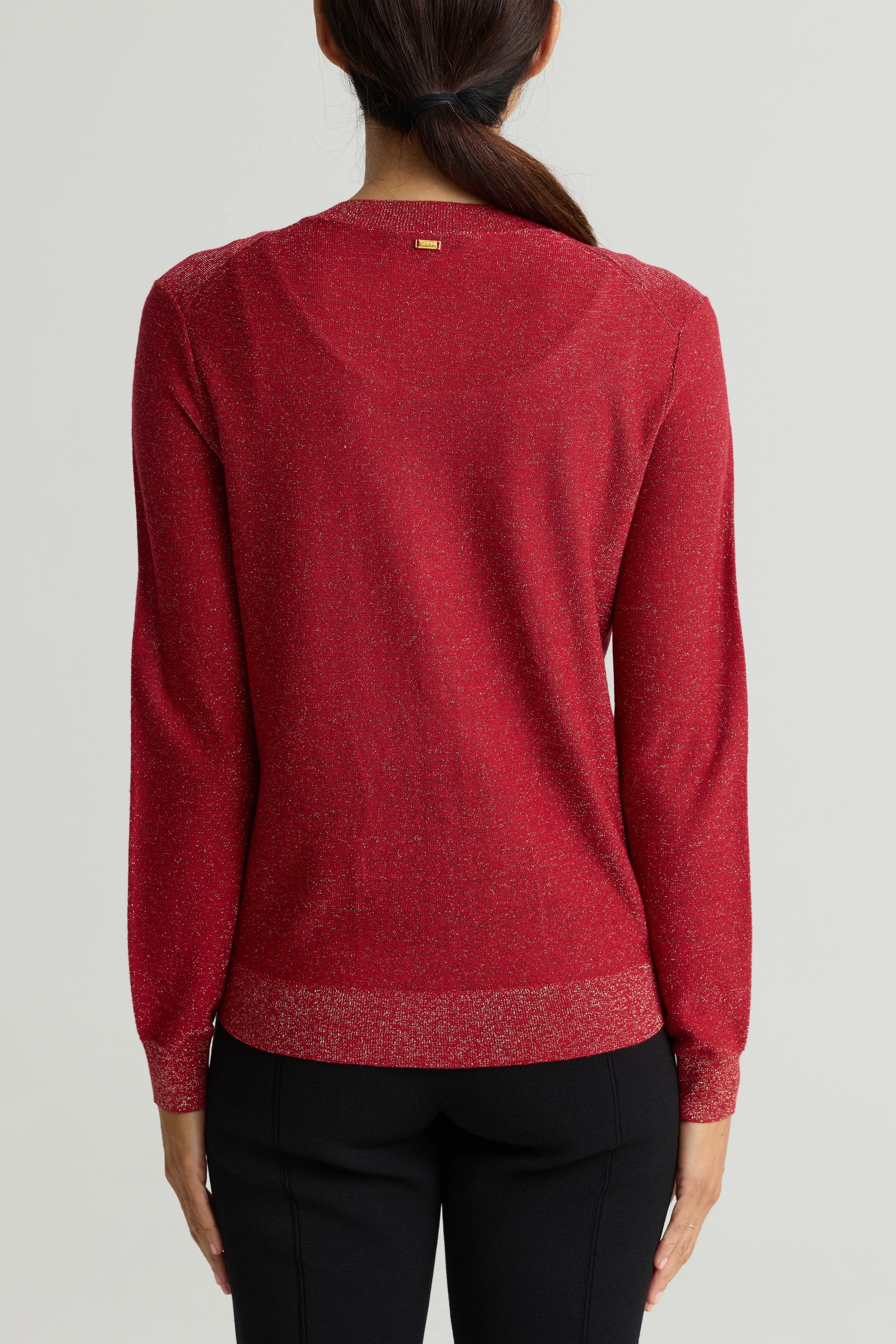Lightweight Lurex Knit Cardigan sold by St. John product image thumbnail 2