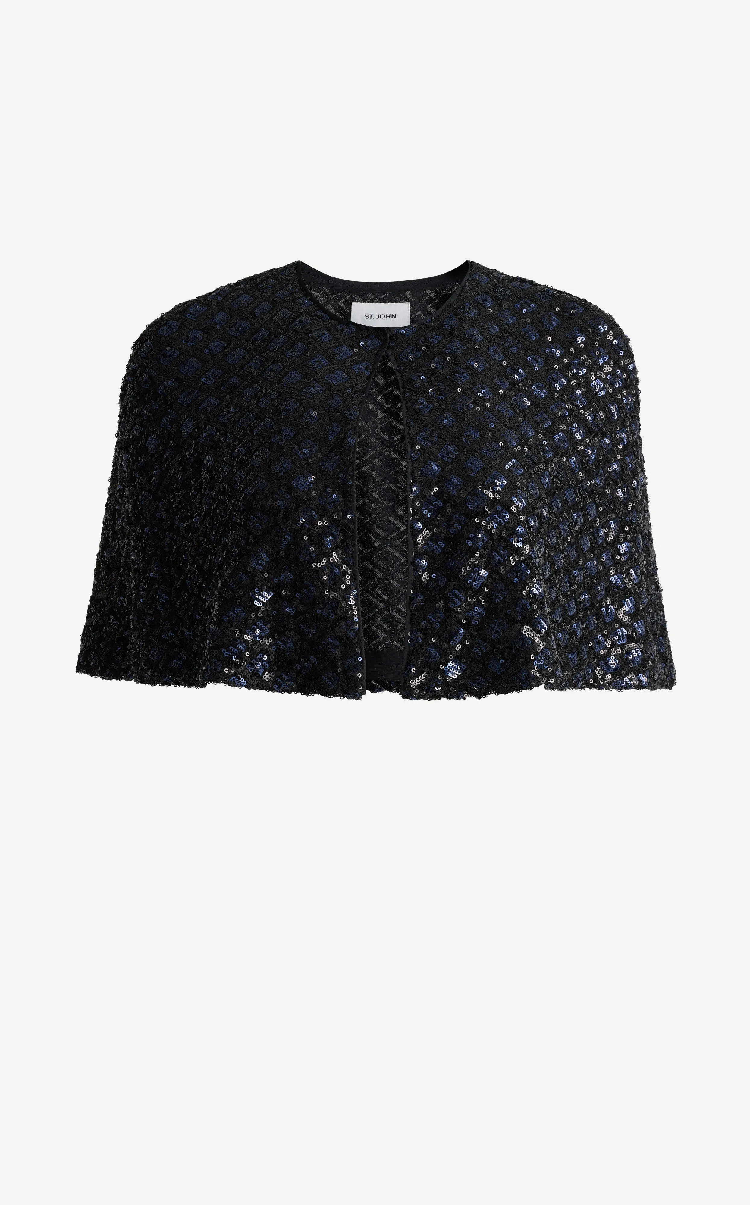 Carly Capelet In Geo Sequin Embroidered Tulle sold by St. John product image thumbnail 2