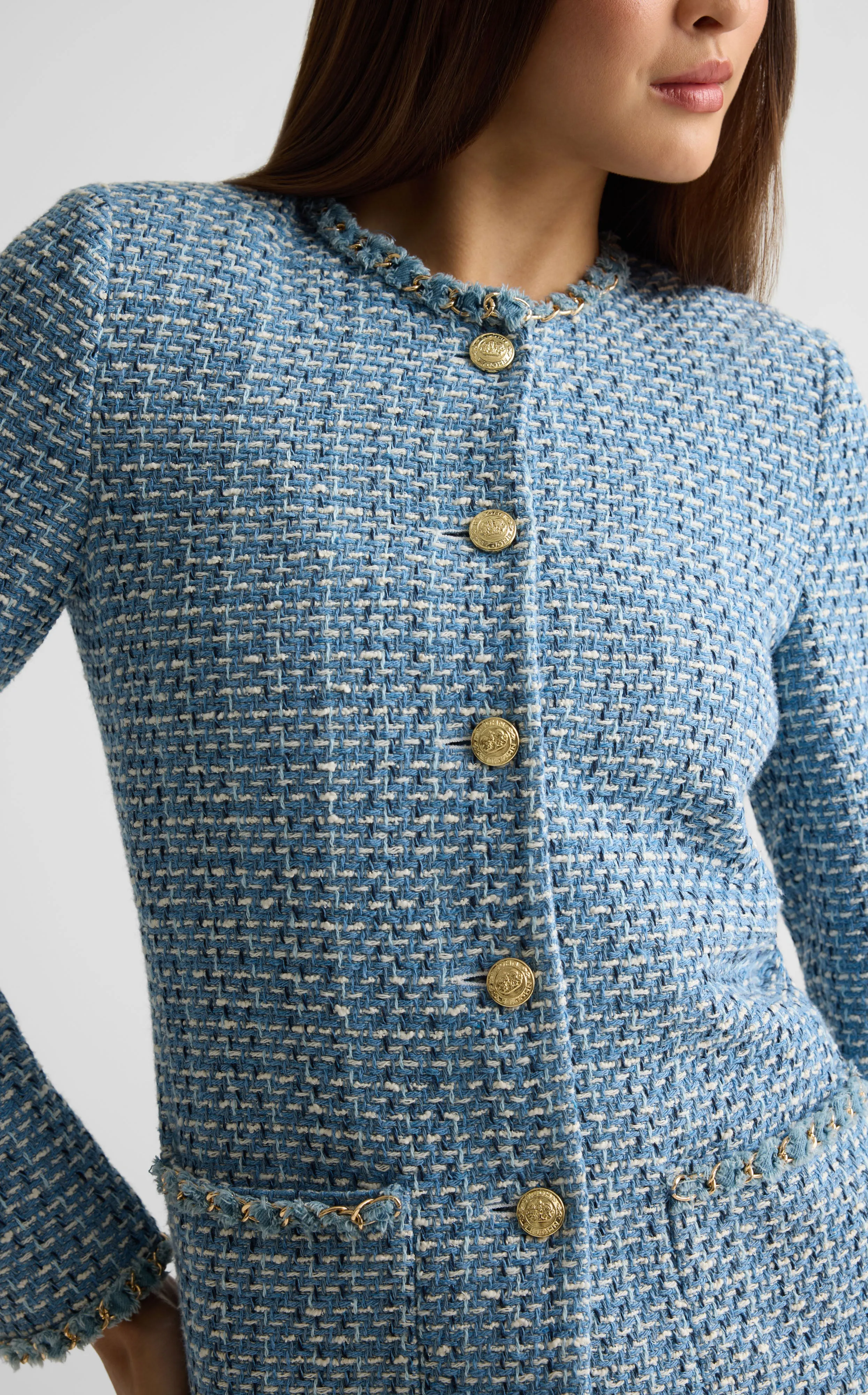 Long Jacket In Vilette Tweed sold by St. John product image thumbnail 3