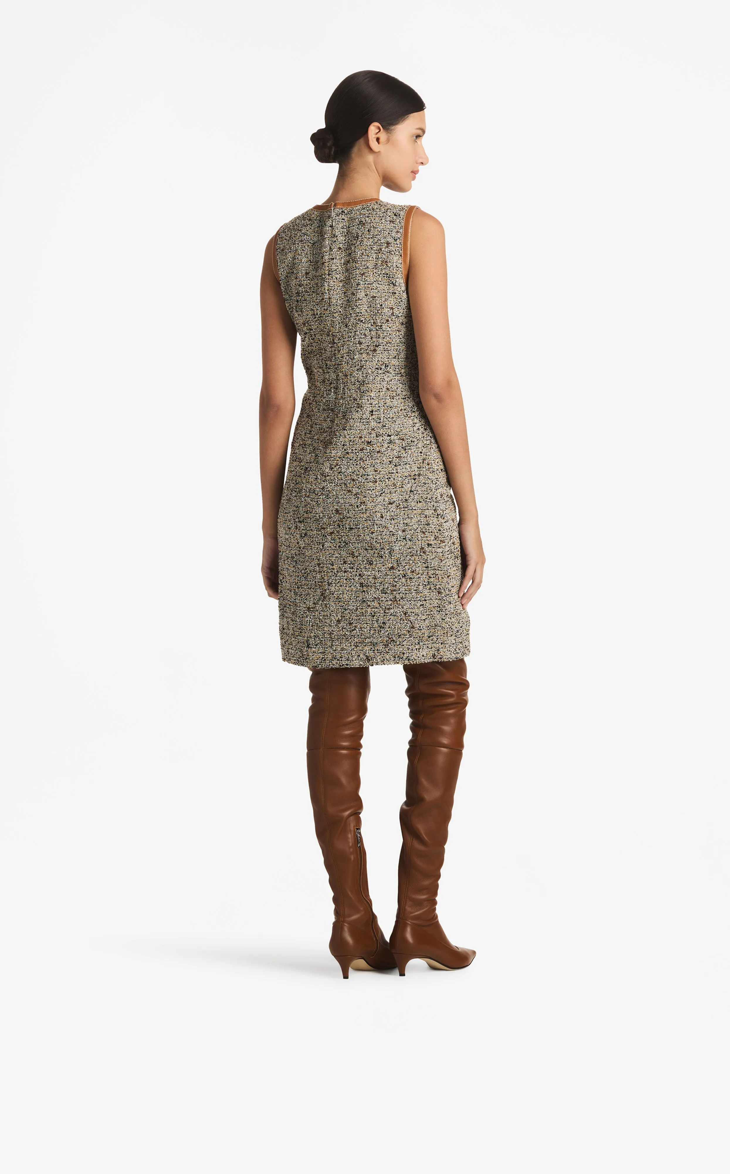 Multicolor Boucle Tweed Dress sold by St. John product image thumbnail 4
