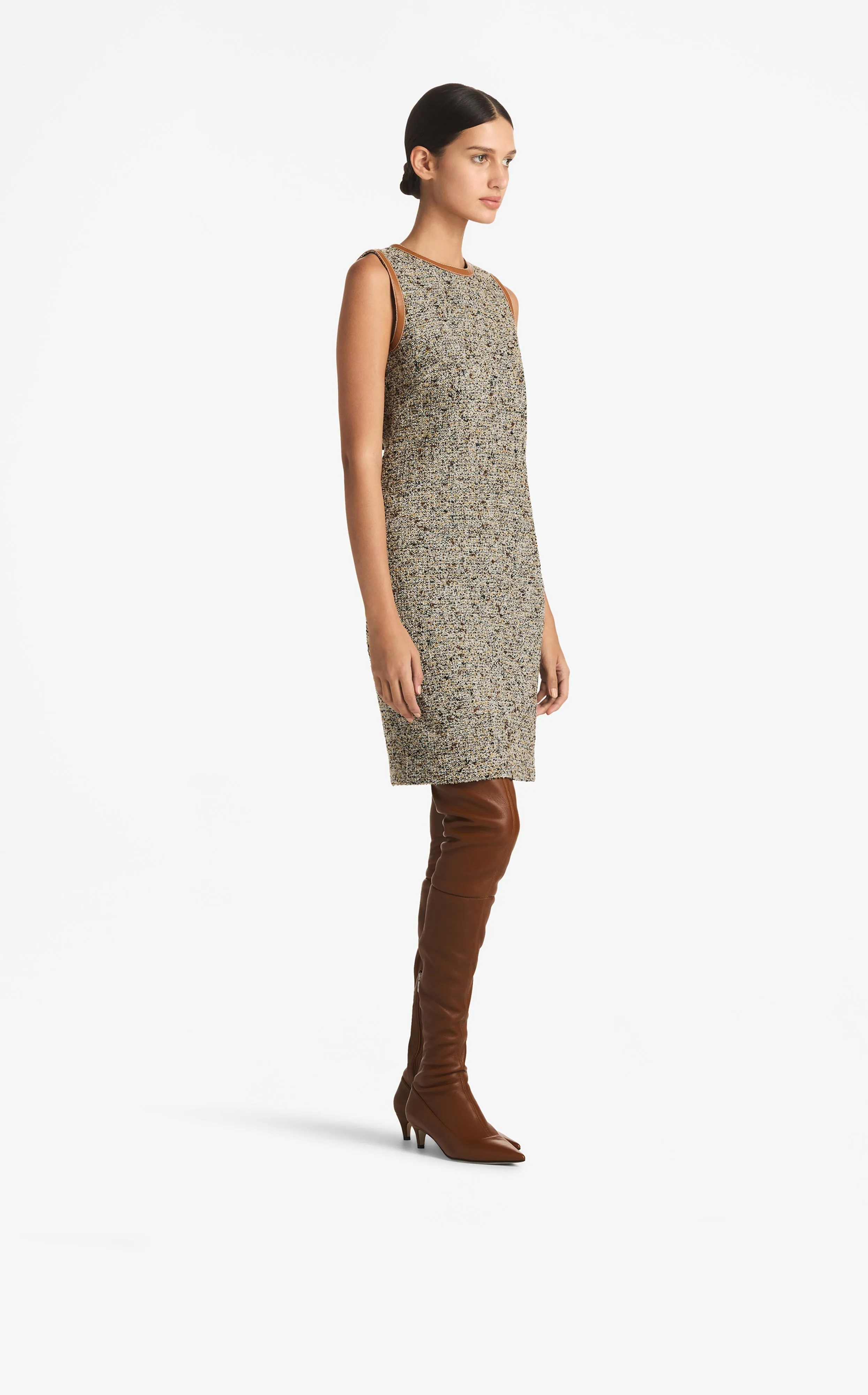 Multicolor Boucle Tweed Dress sold by St. John product image thumbnail 3