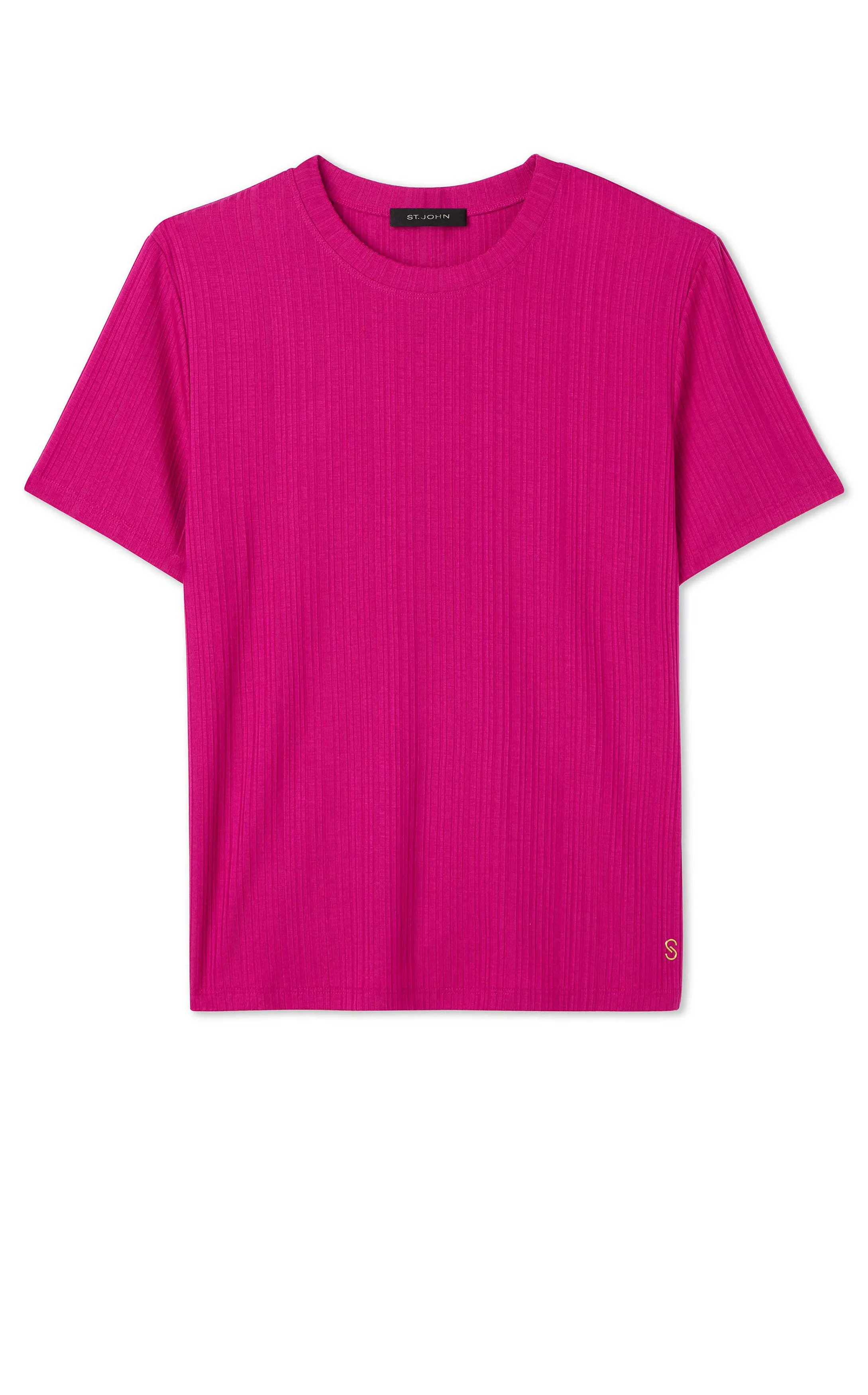 Sleek Rib Jersey Knit Top sold by St. John product image thumbnail 3