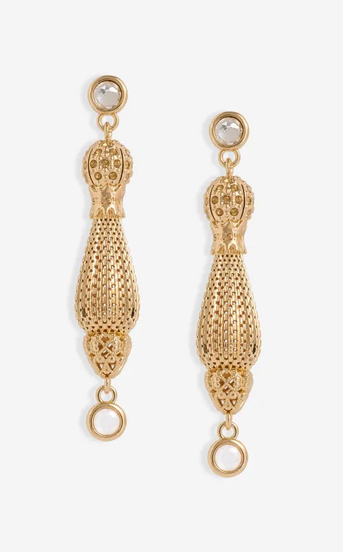 Small Drop Earrings made by St. John