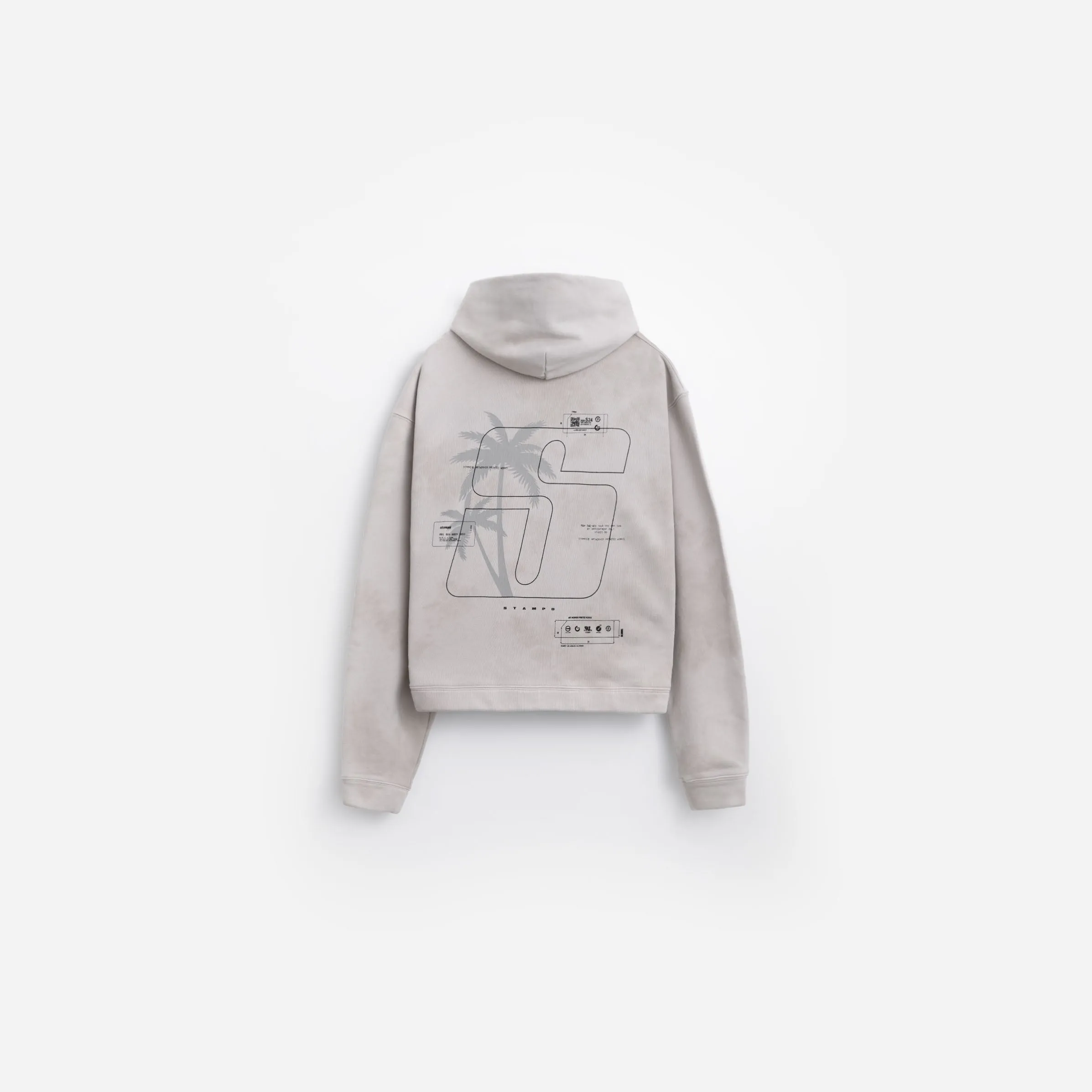 S24 Transit Tie Dye Cropped Hoodie sold by Stampd product image thumbnail 3