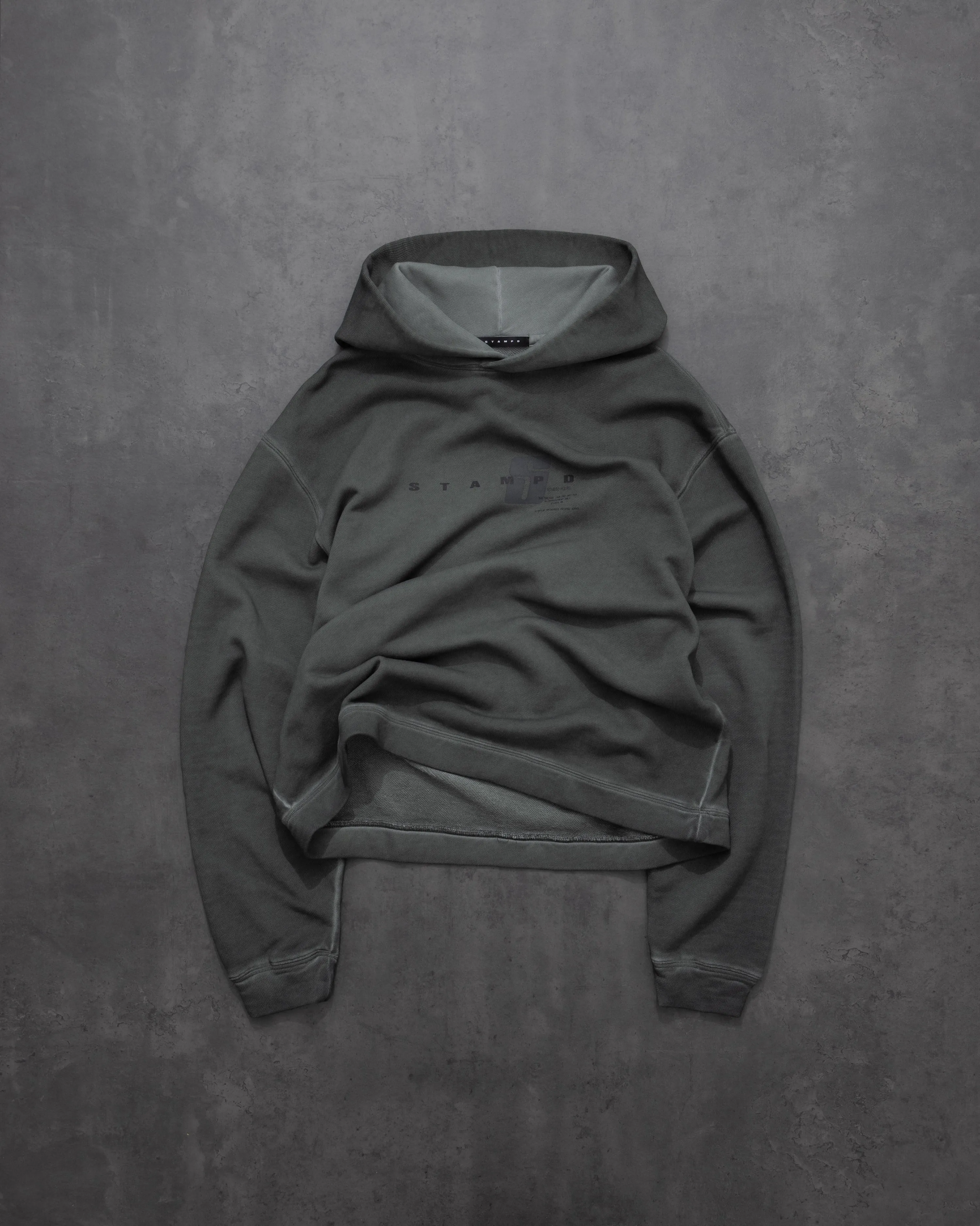 S24 Transit Oil Washed Cropped Hoodie sold by Stampd product image thumbnail 4