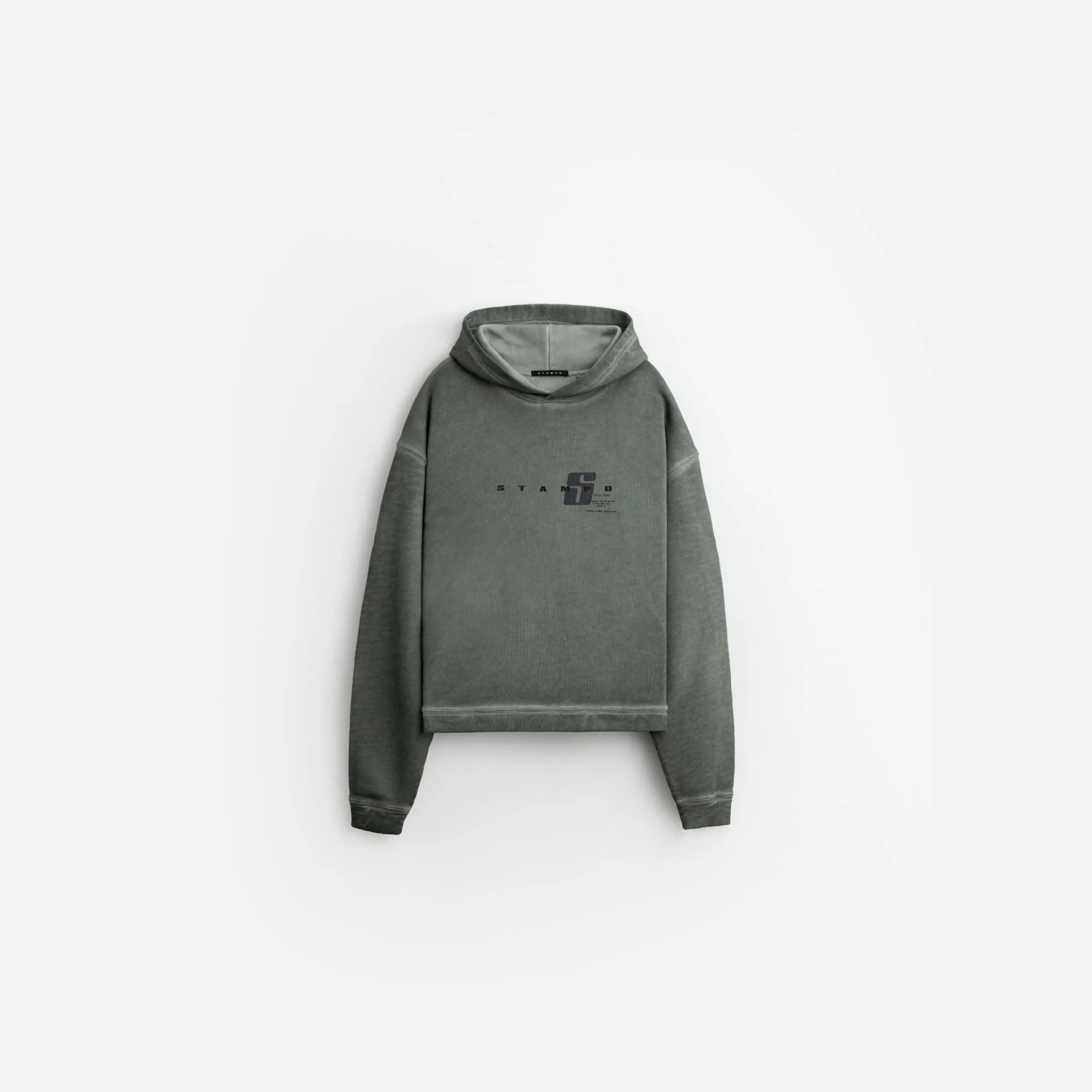 S24 Transit Oil Washed Cropped Hoodie sold by Stampd