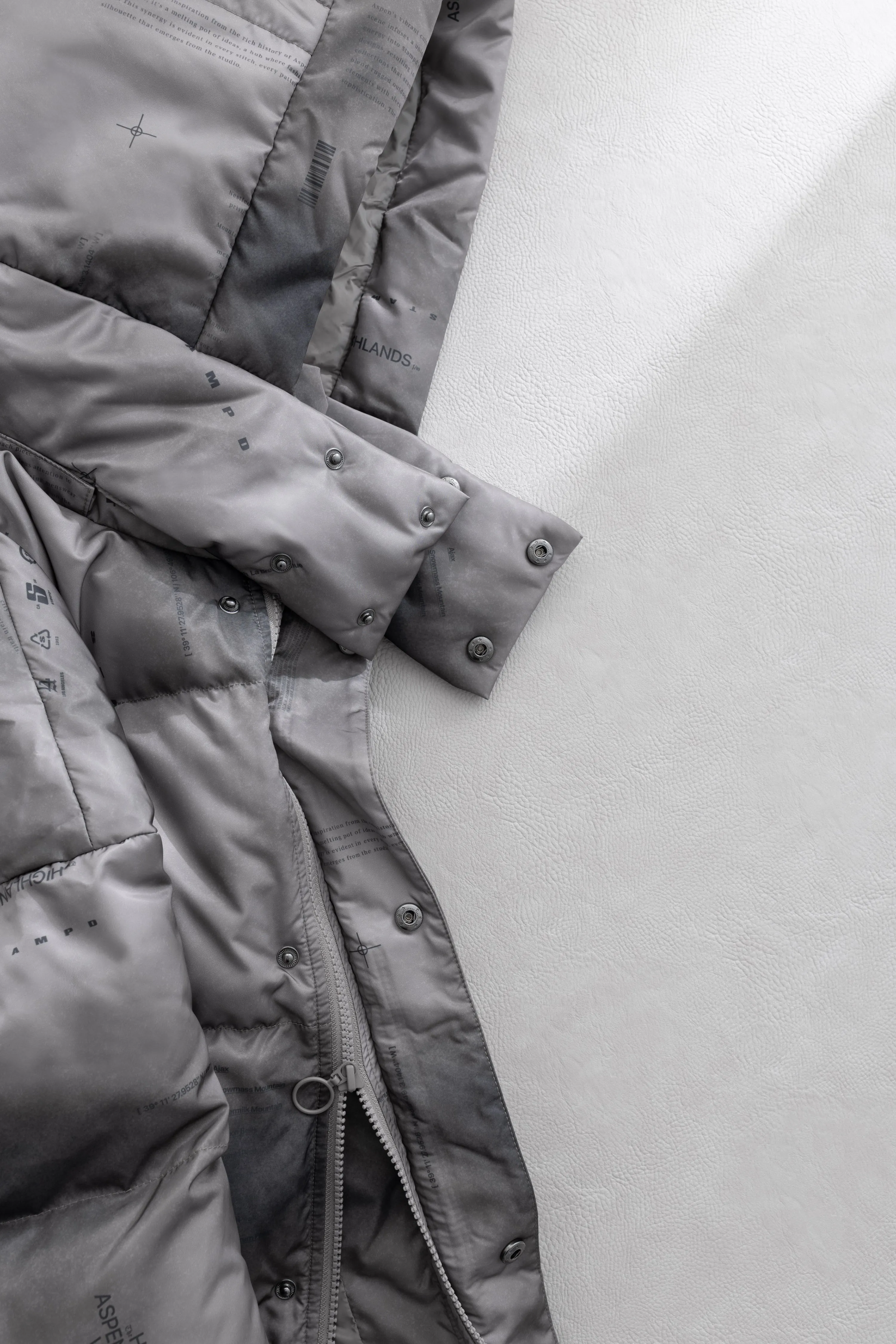 Ice Print Cropped Puffer sold by Stampd product image thumbnail 4
