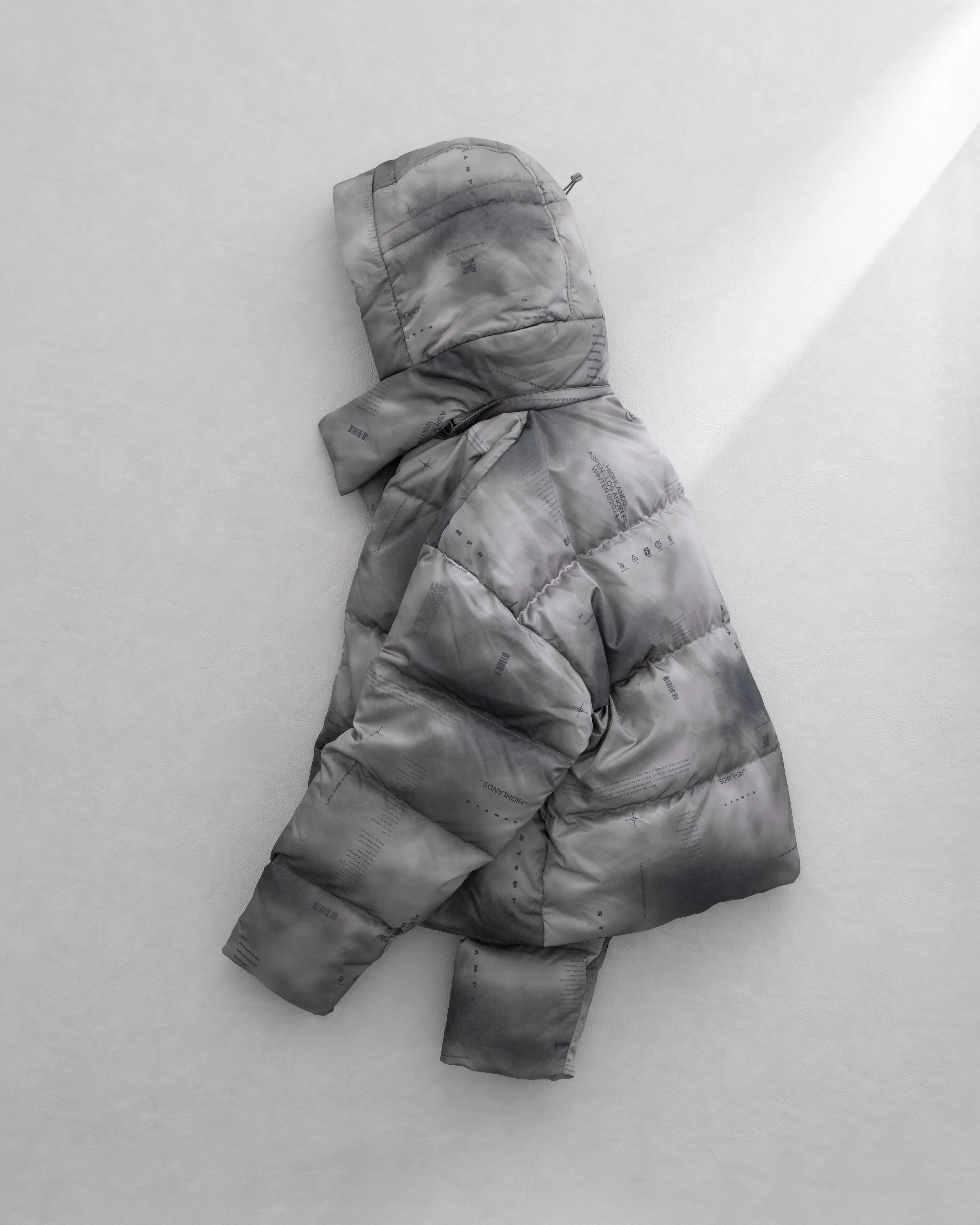 Ice Print Cropped Puffer sold by Stampd product image thumbnail 2