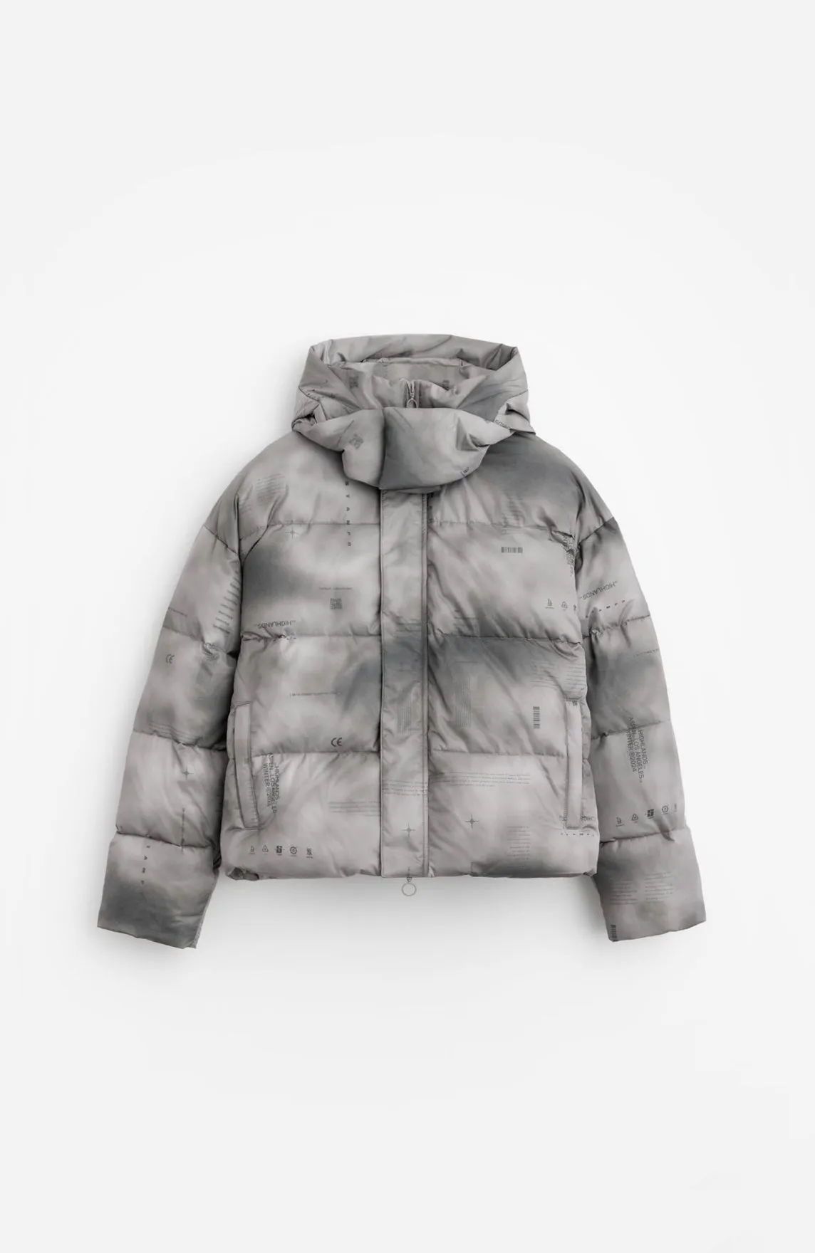 Ice Print Cropped Puffer sold by Stampd