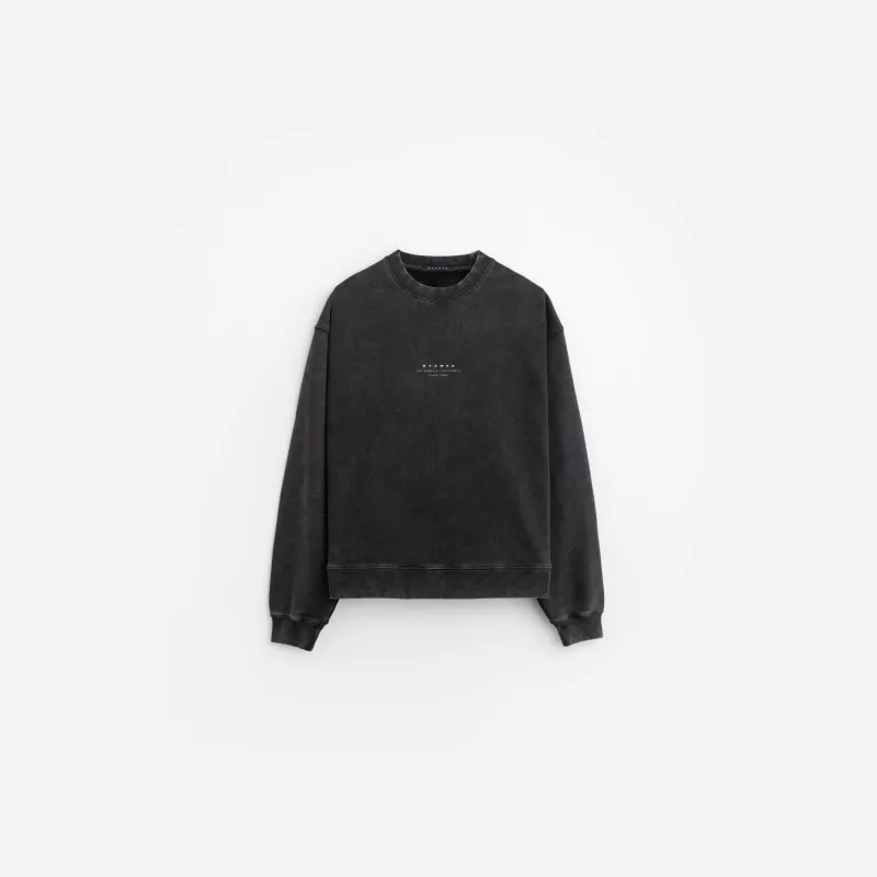 Strike Stack Logo Crewneck - Snow Washed made by Stampd