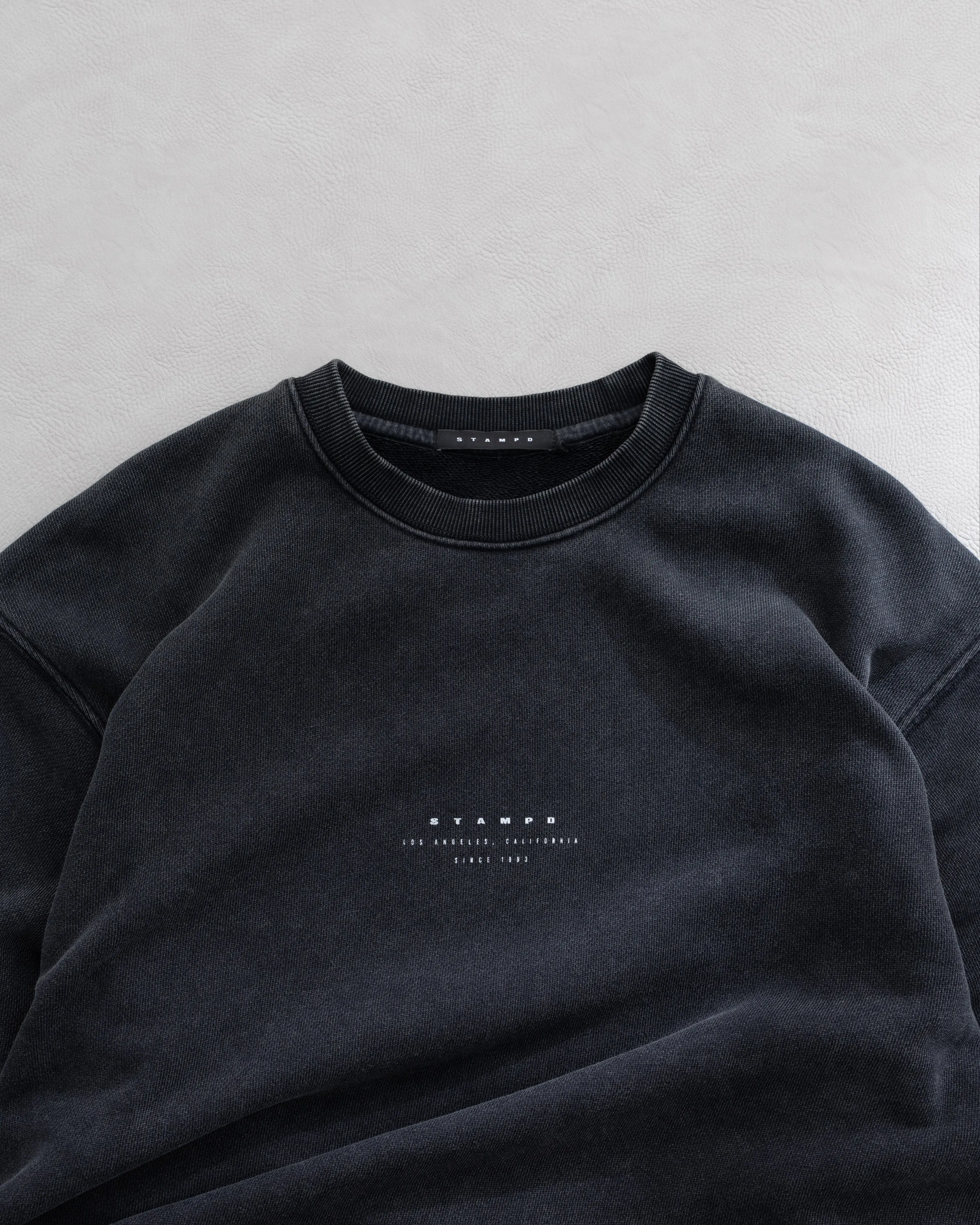 Strike Stack Logo Crewneck - Snow Washed sold by Stampd product image thumbnail 4