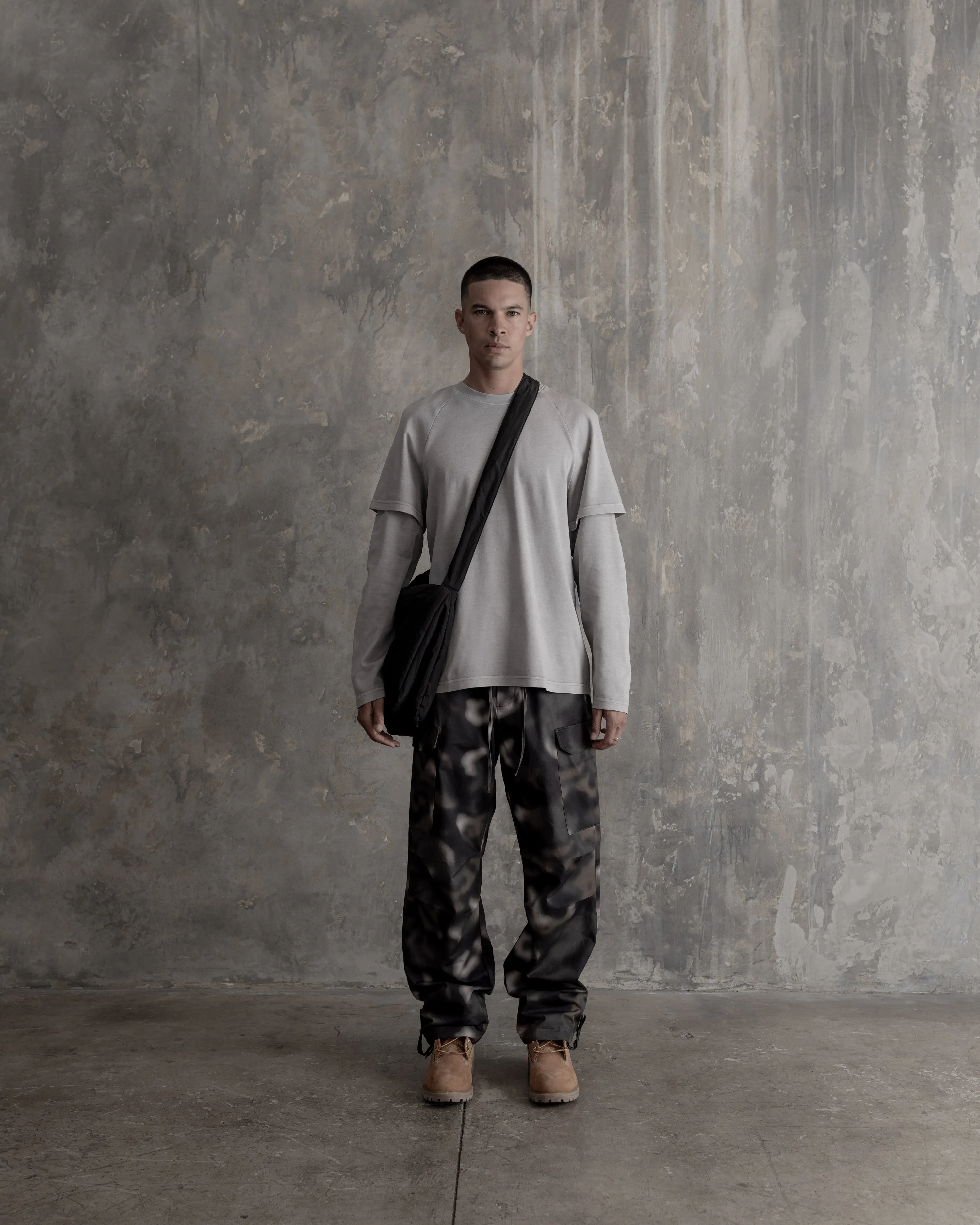 Double Layer LS Relaxed Tee - Vintage Washed sold by Stampd product image thumbnail 2