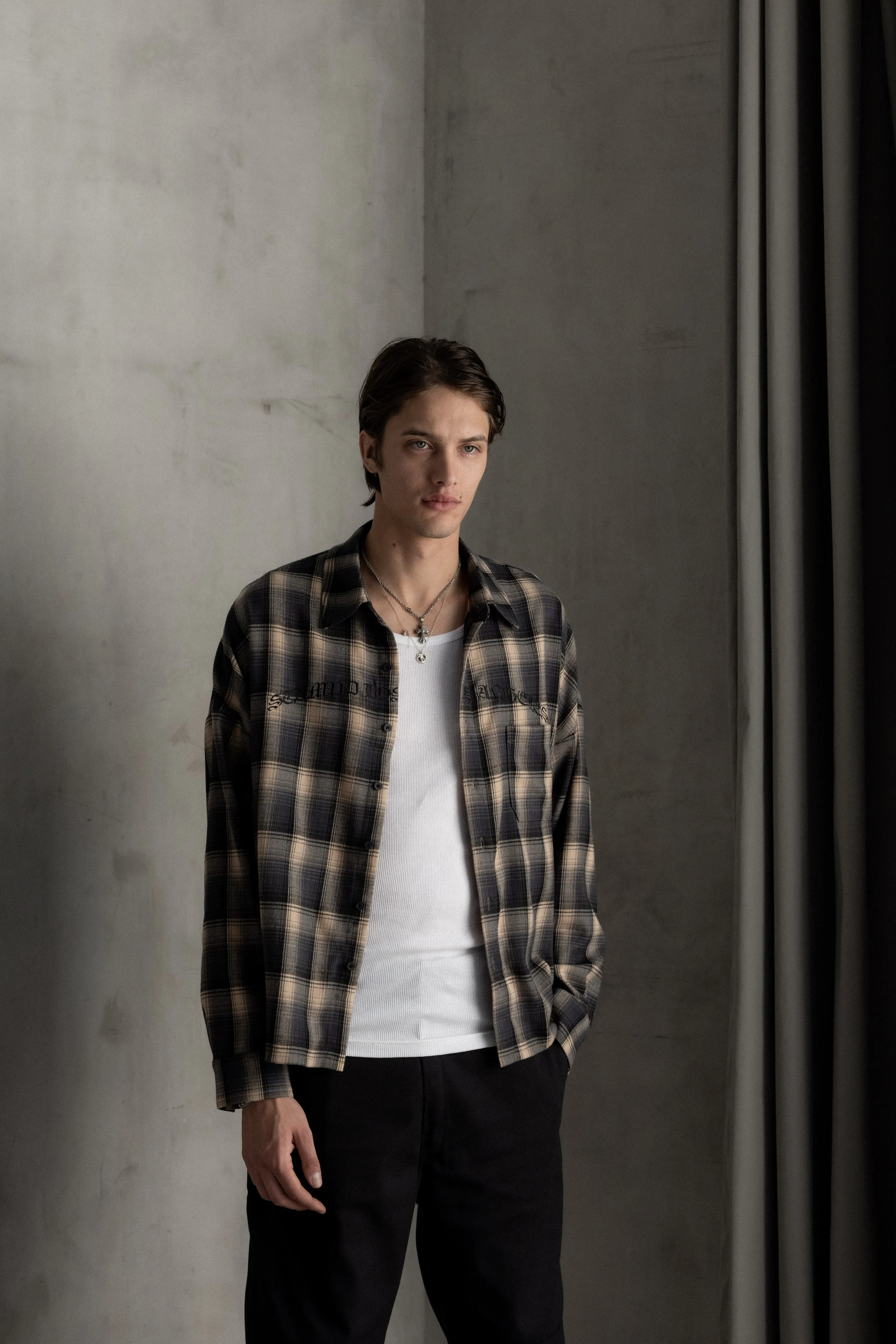 Cherub Plaid Buttondown sold by Stampd product image thumbnail 2
