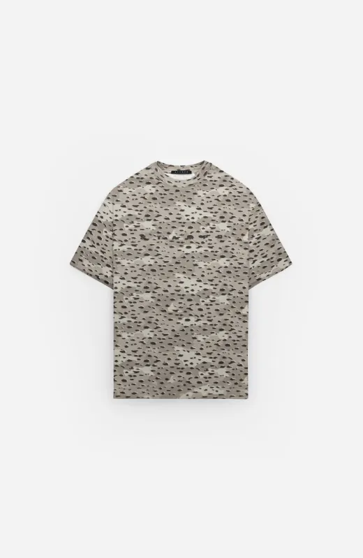Camo Leopard Relaxed Tee made by Stampd