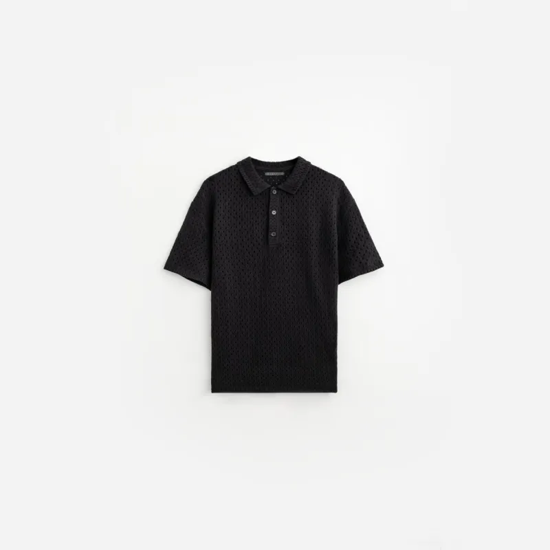 Oversized Knit Polo made by Stampd