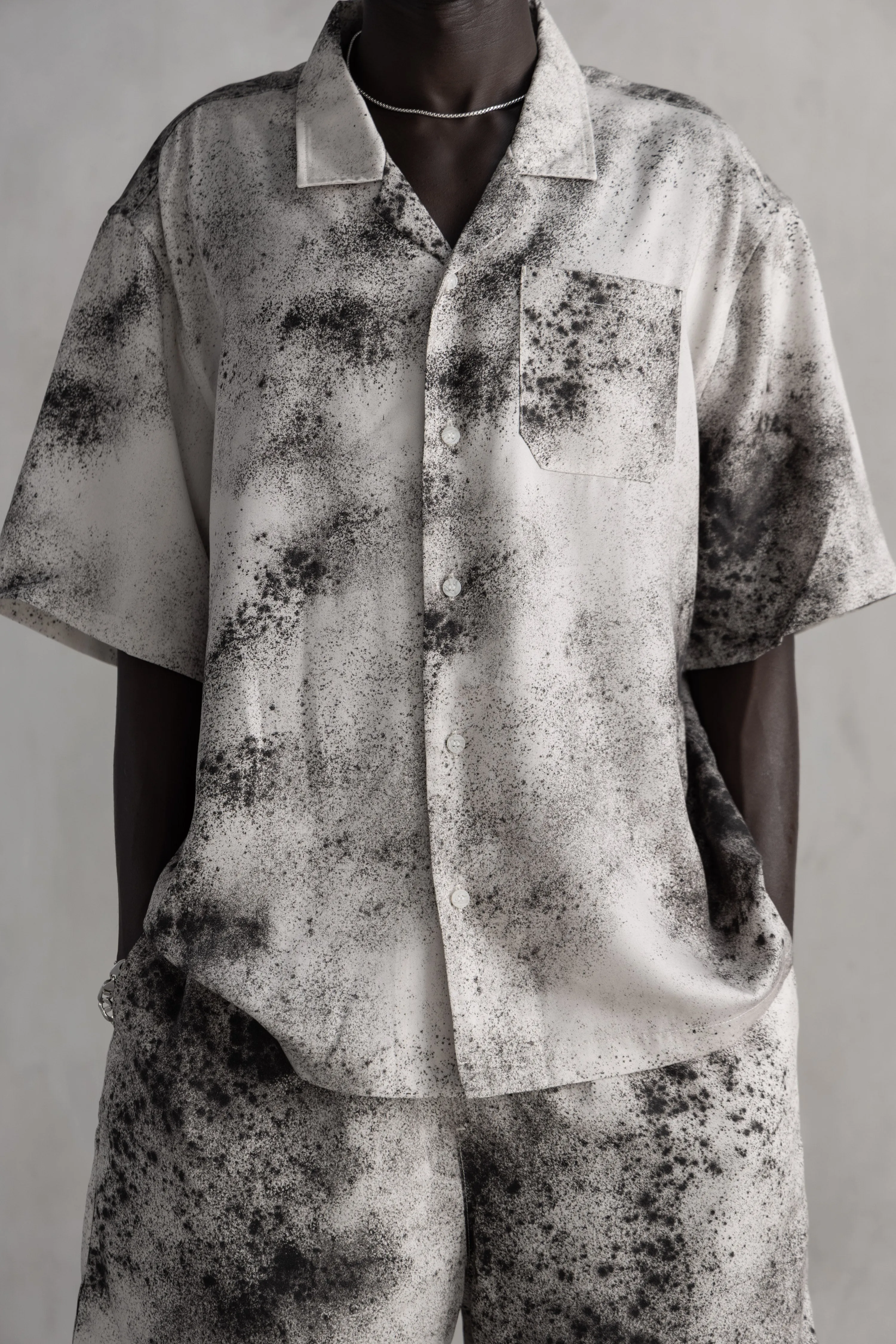 Splatter Camp Collar Buttondown sold by Stampd product image thumbnail 5