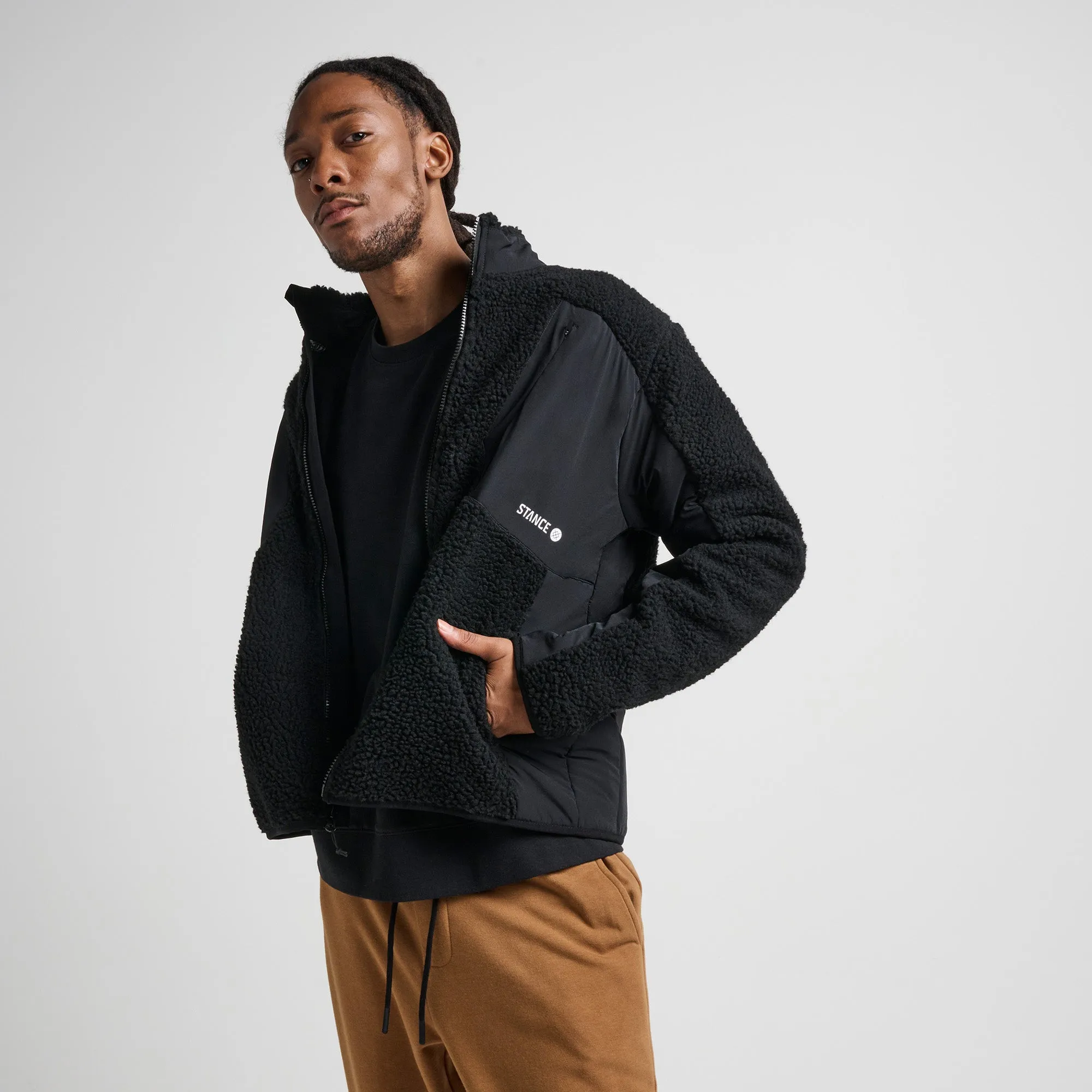 Kiln Sherpa Jacket sold by Stance product image thumbnail 3